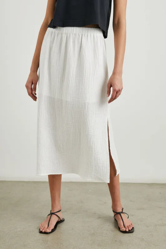 SORAYA SKIRT - WHITE made by Rails