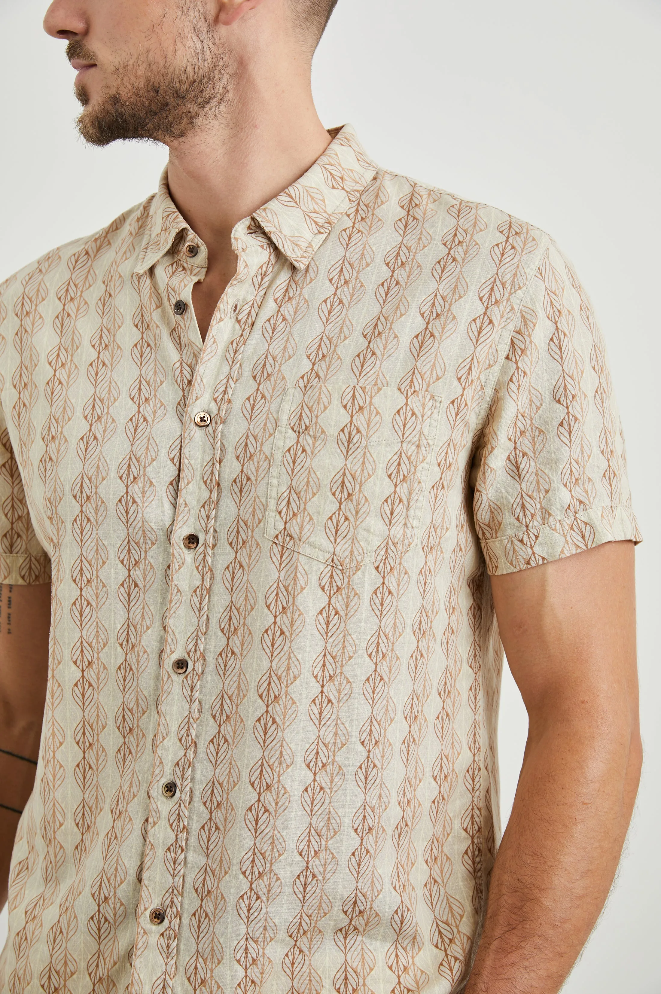 CARSON SHIRT - CHERUB SPRING OCHRE sold by Rails product image thumbnail 3