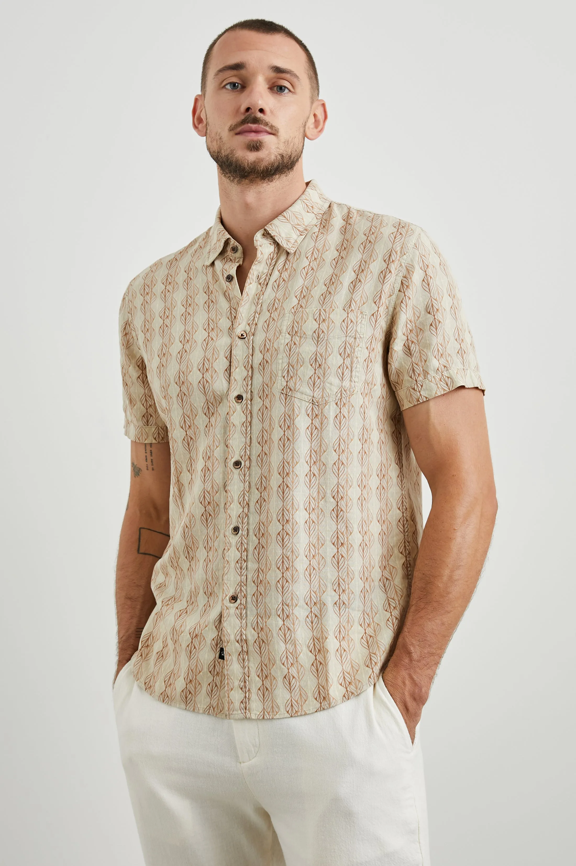CARSON SHIRT - CHERUB SPRING OCHRE sold by Rails