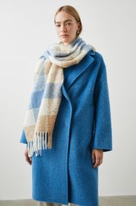 LORA SCARF - BLUEBELL IVORY sold by Rails
