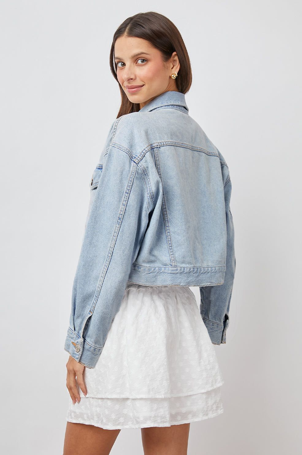 INDIO JACKET - FADED BLUE DISTRESS sold by Rails product image thumbnail 2