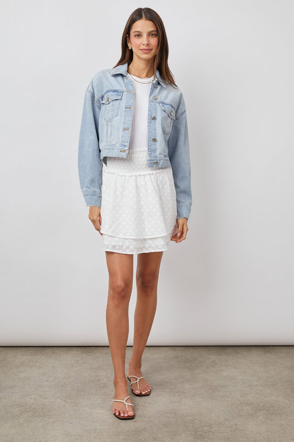 INDIO JACKET - FADED BLUE DISTRESS sold by Rails