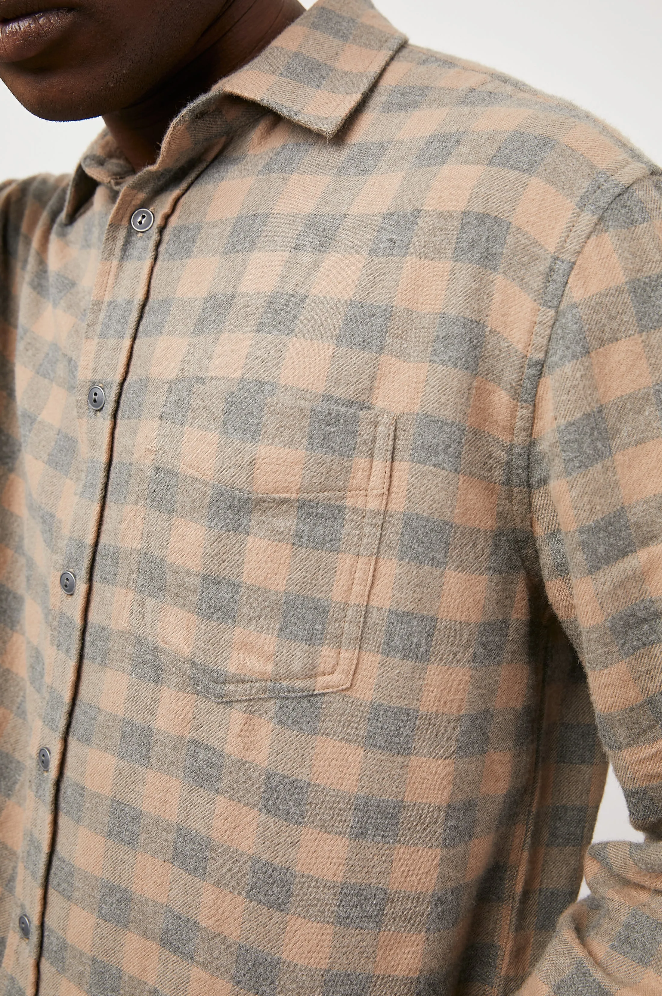 LENNOX SHIRT - CHARCOAL MIRE sold by Rails product image thumbnail 4
