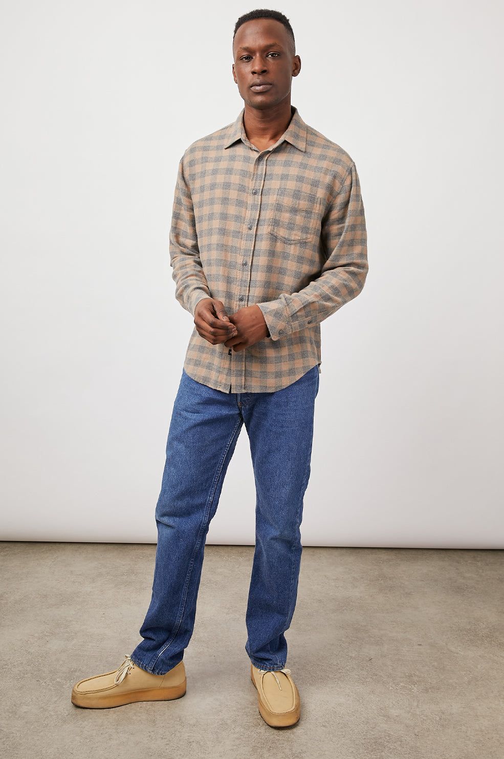 LENNOX SHIRT - CHARCOAL MIRE sold by Rails product image thumbnail 3