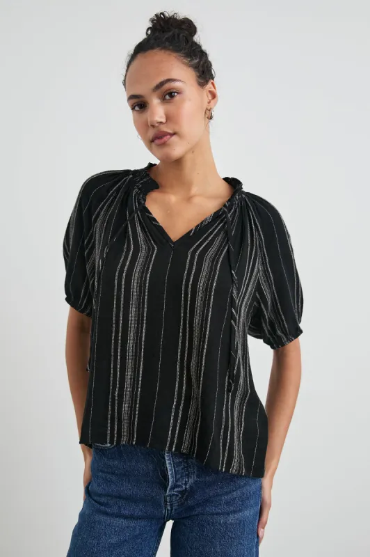 JULIETA TOP - BALBOA STRIPE sold by Rails