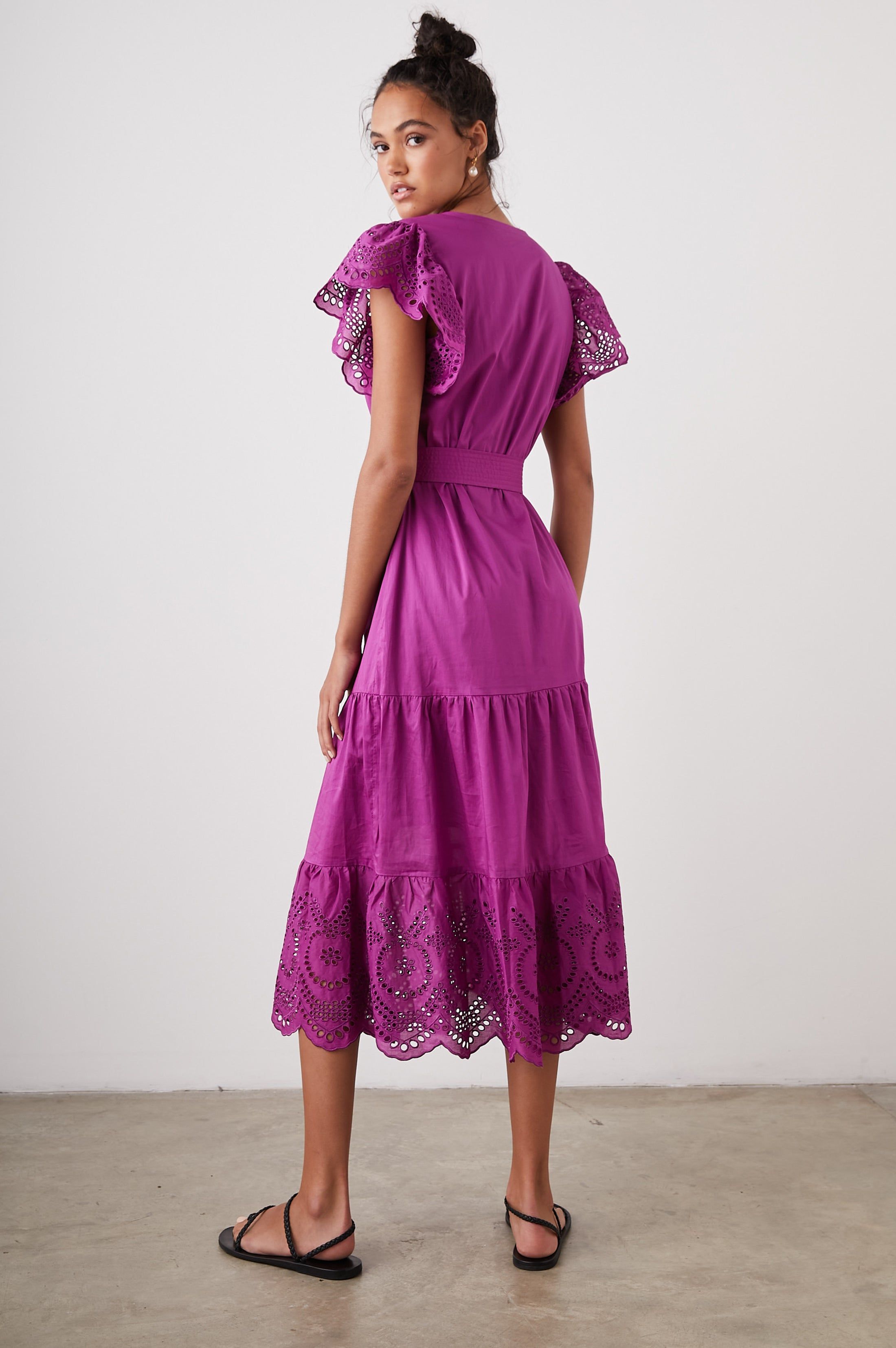 GIA DRESS - BERRY sold by Rails product image thumbnail 7