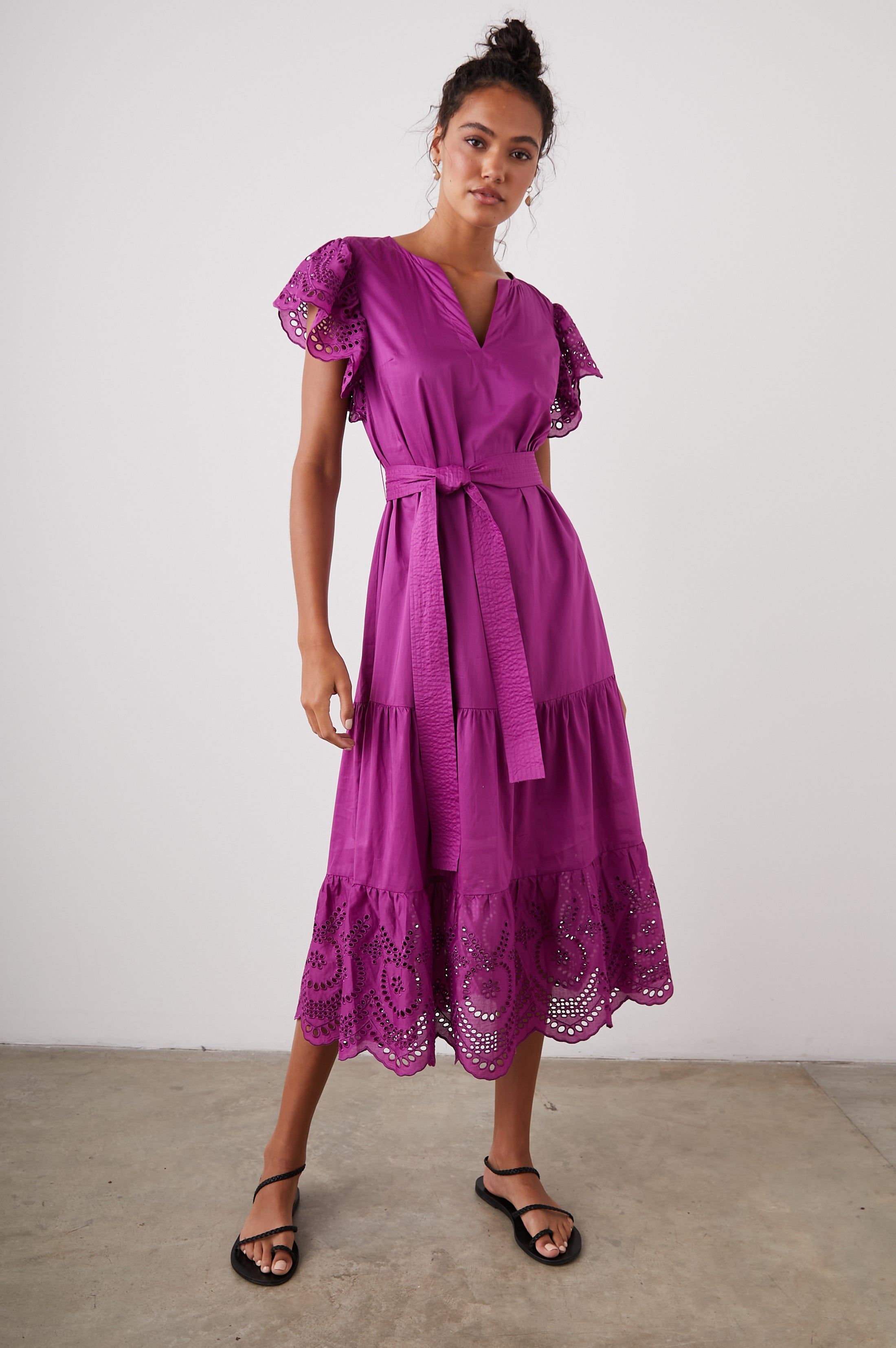 GIA DRESS - BERRY sold by Rails product image thumbnail 5