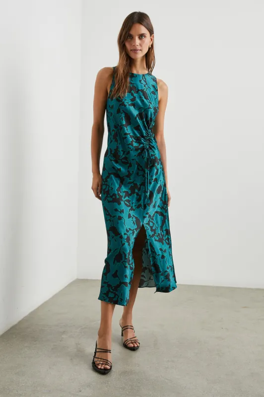 GABRIELLA DRESS - TEAL ICE sold by Rails