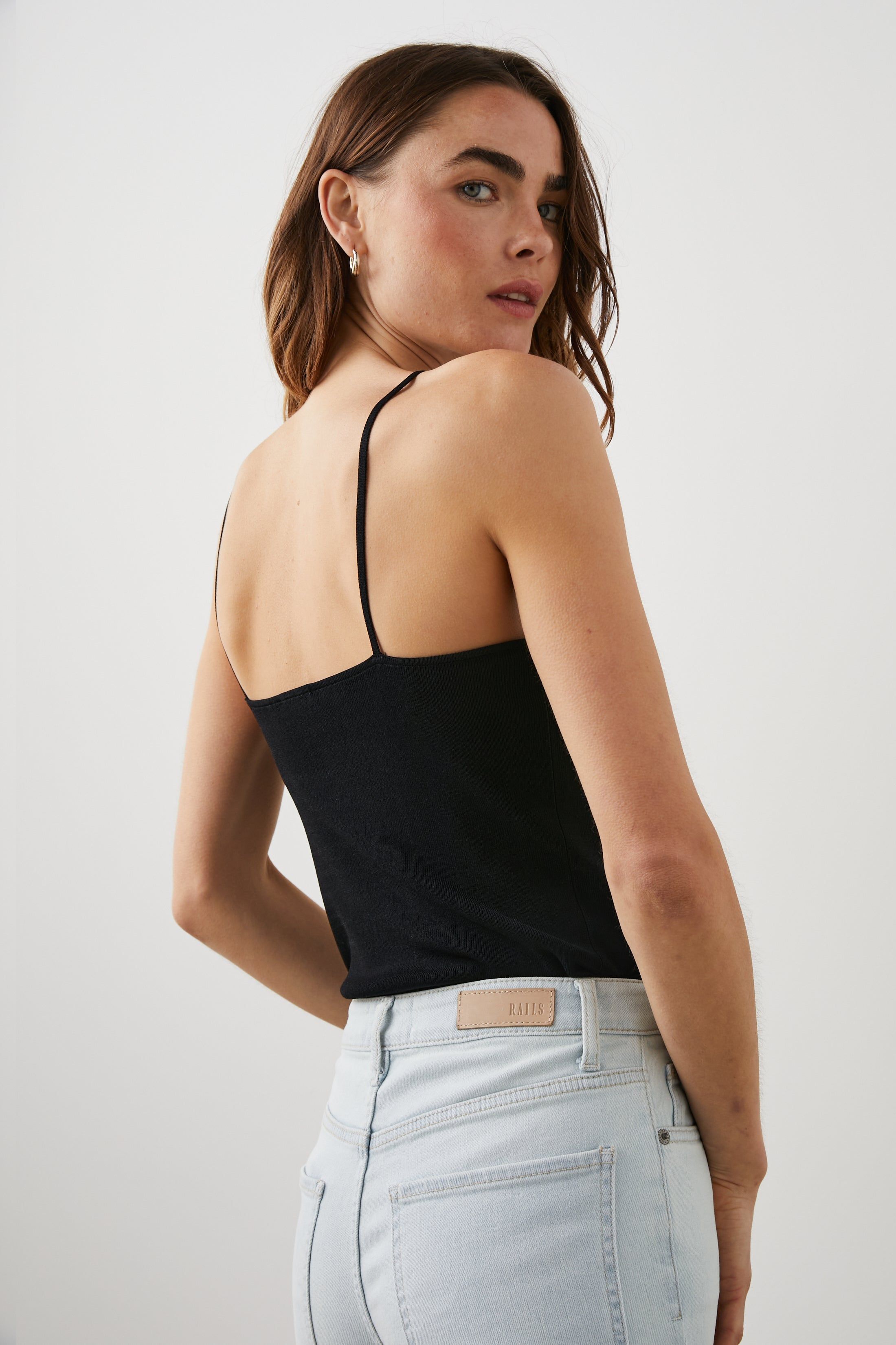 ZADIE TOP - BLACK sold by Rails product image thumbnail 5