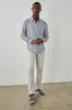 WYATT SHIRT - NAVY GINGHAM MELANGE sold by Rails