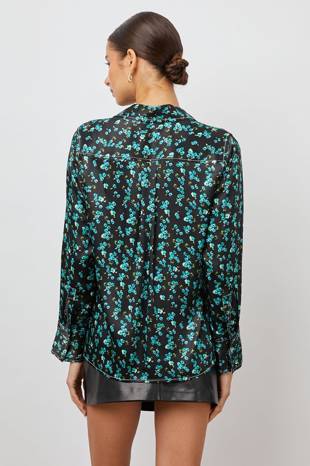 ANDREA TOP - MINT FLORAL sold by Rails product image thumbnail 5