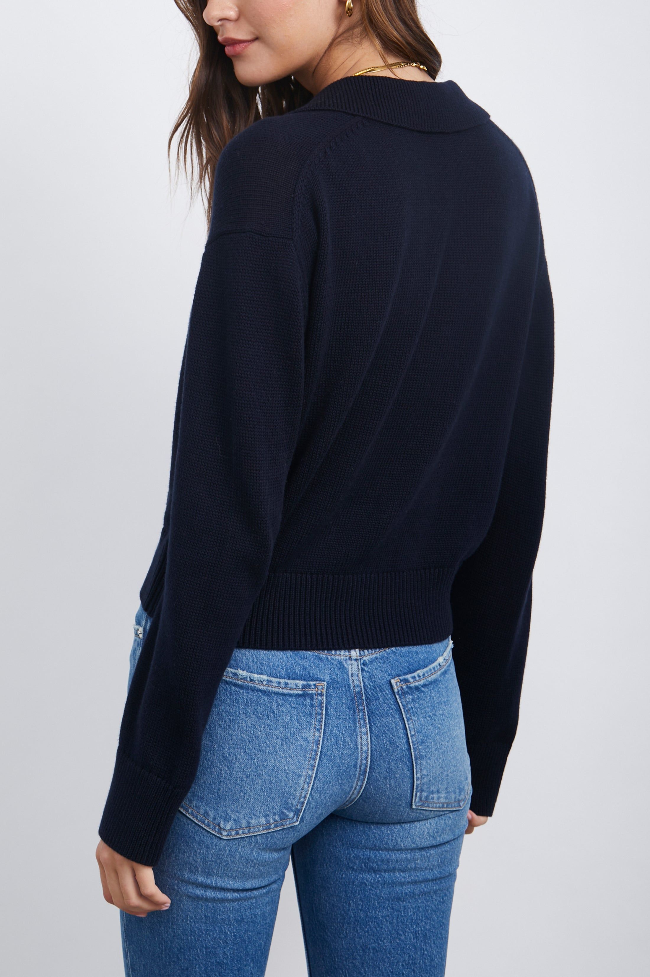 SHAE SWEATER - NAVY sold by Rails product image thumbnail 4