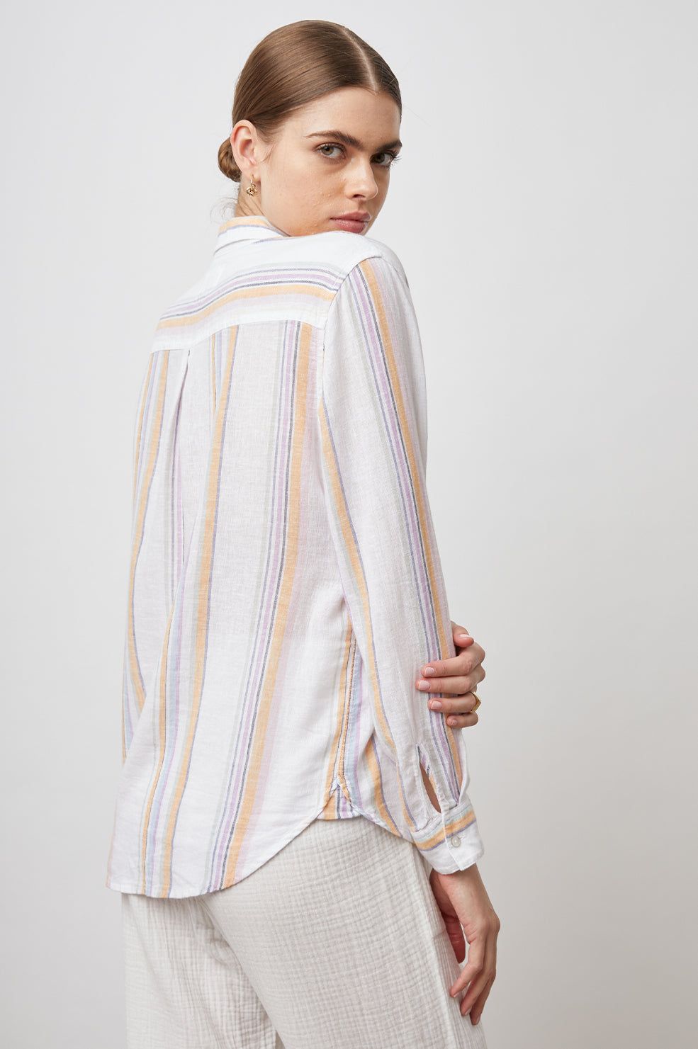 CHARLI SHIRT - MERIDA STRIPE sold by Rails product image thumbnail 5