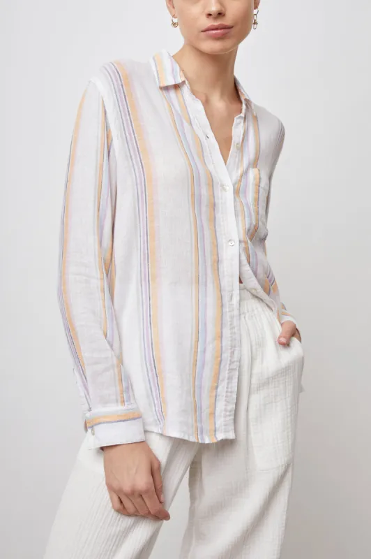 CHARLI SHIRT - MERIDA STRIPE sold by Rails