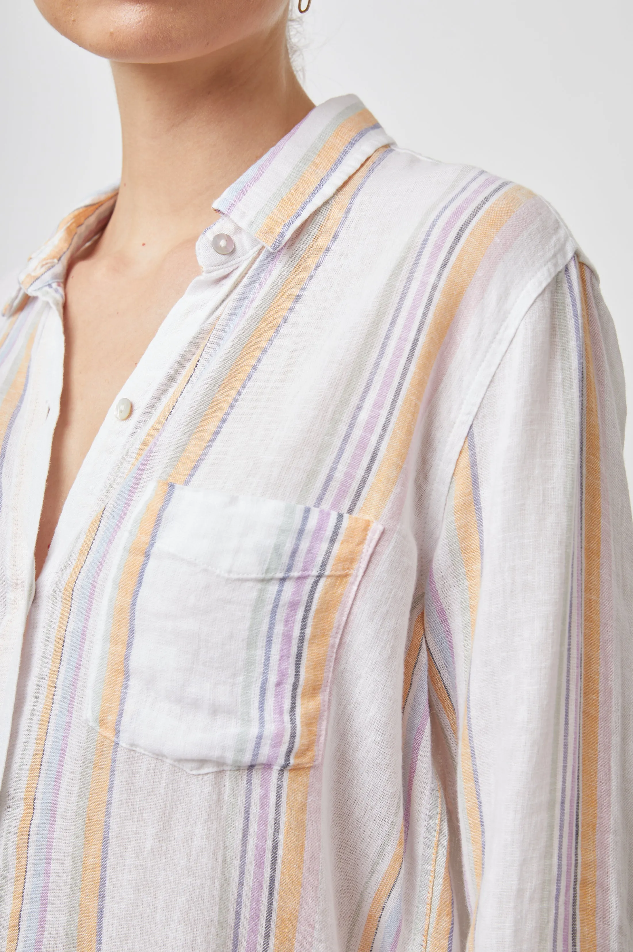 CHARLI SHIRT - MERIDA STRIPE sold by Rails product image thumbnail 2