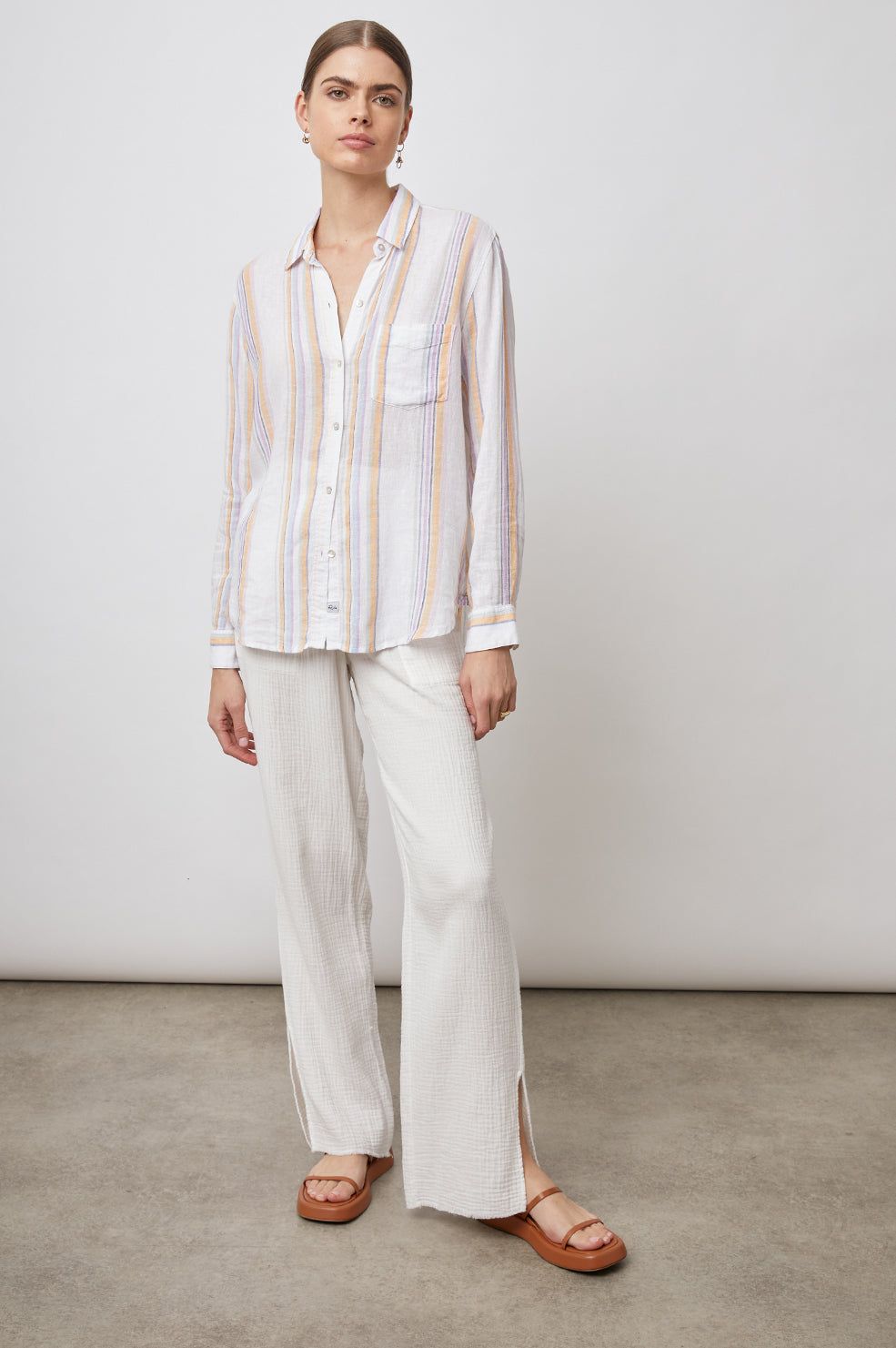 CHARLI SHIRT - MERIDA STRIPE sold by Rails product image thumbnail 3