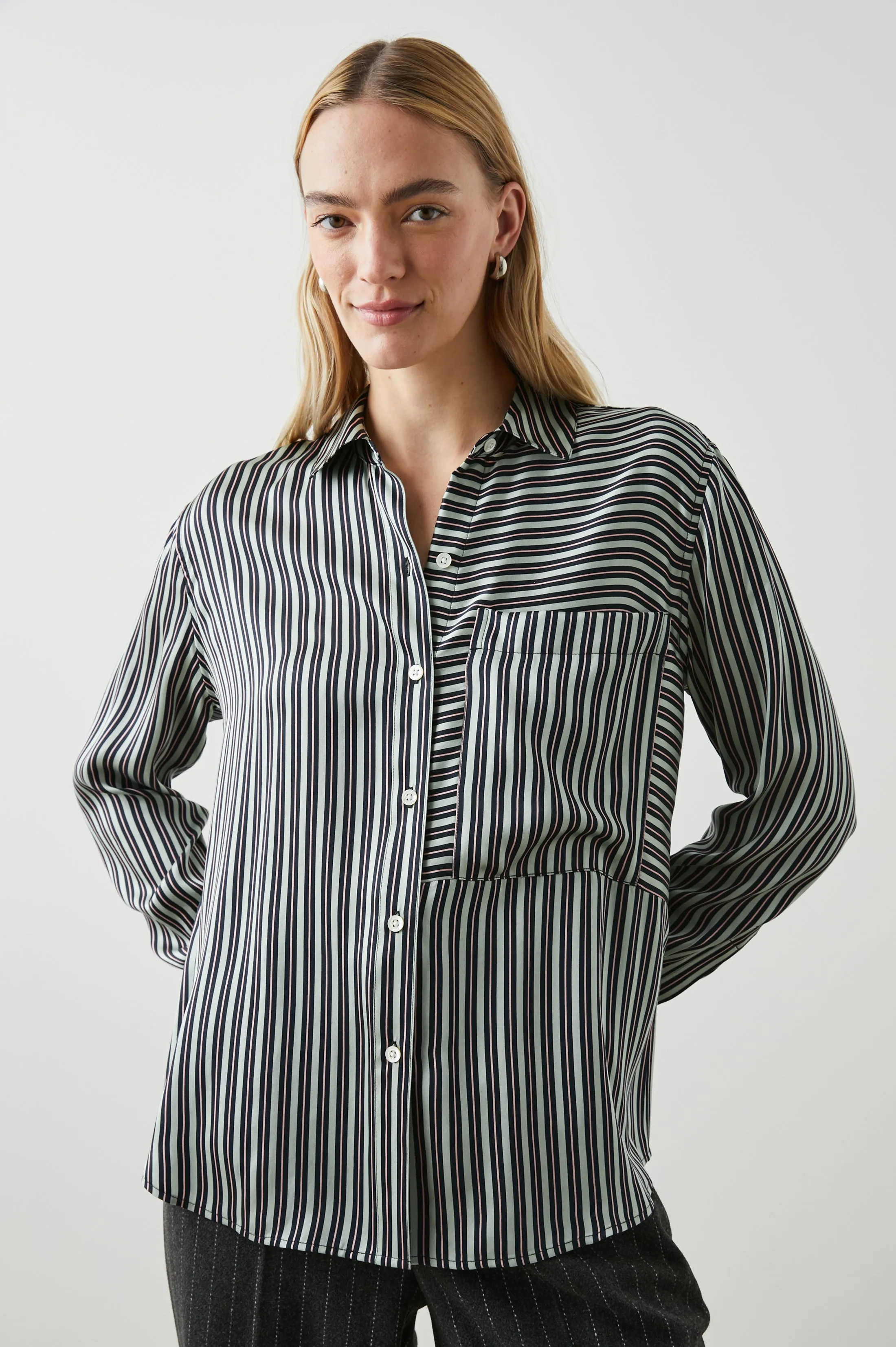 SPENCER SHIRT - ASPEN STRIPE sold by Rails