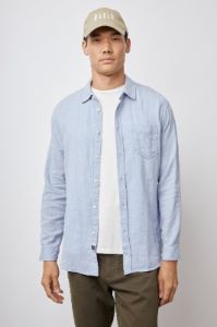 WYATT SHIRT - BLUE MELANGE sold by Rails