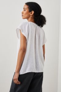 ALENA TOP - WHITE LACE DETAIL sold by Rails