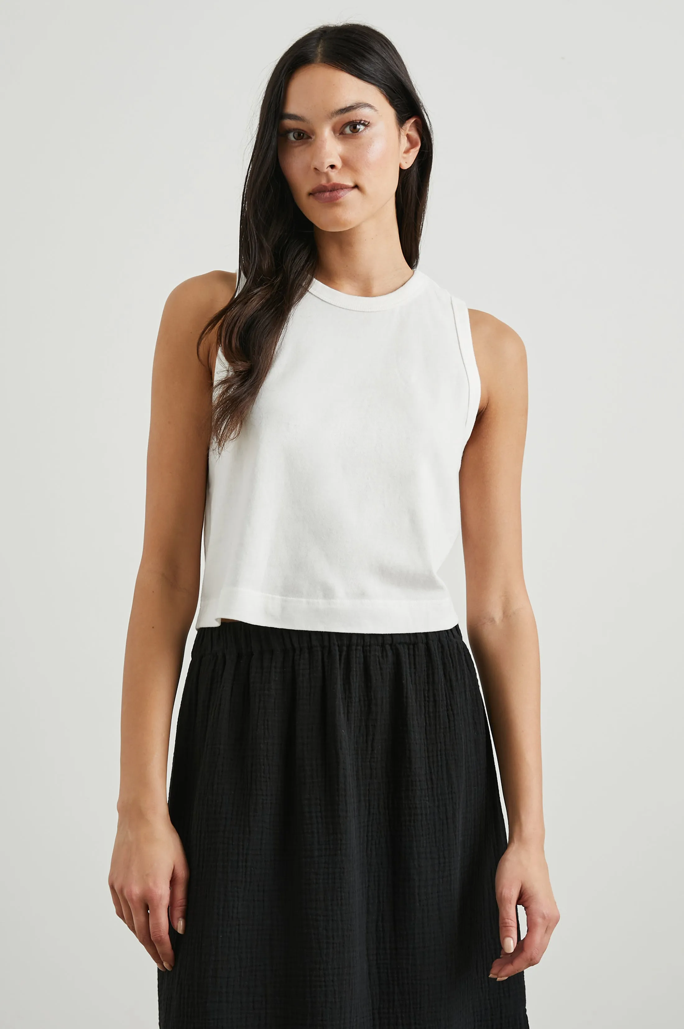 THE BOXY TANK - WHITE sold by Rails