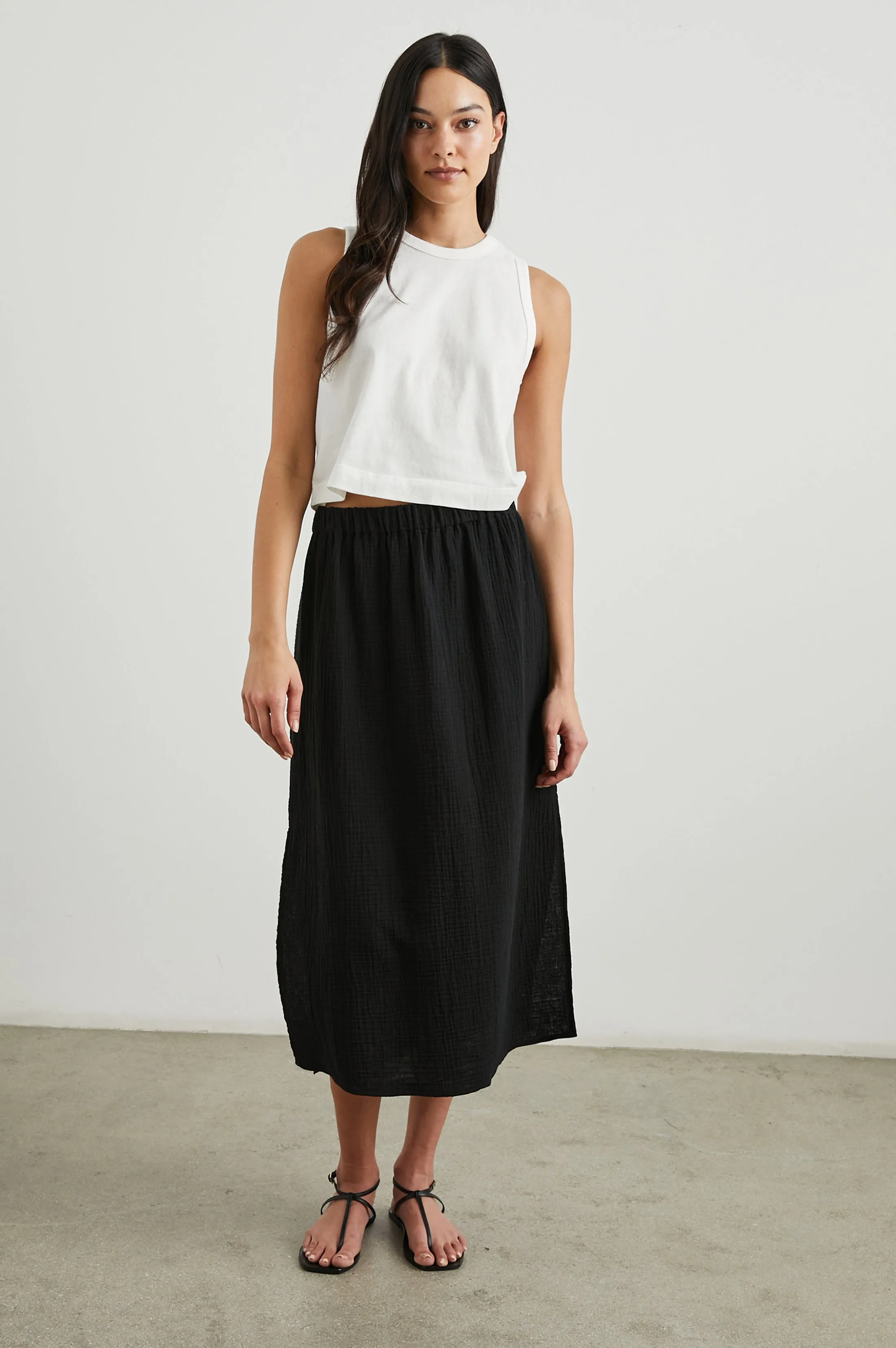 THE BOXY TANK - WHITE sold by Rails product image thumbnail 4