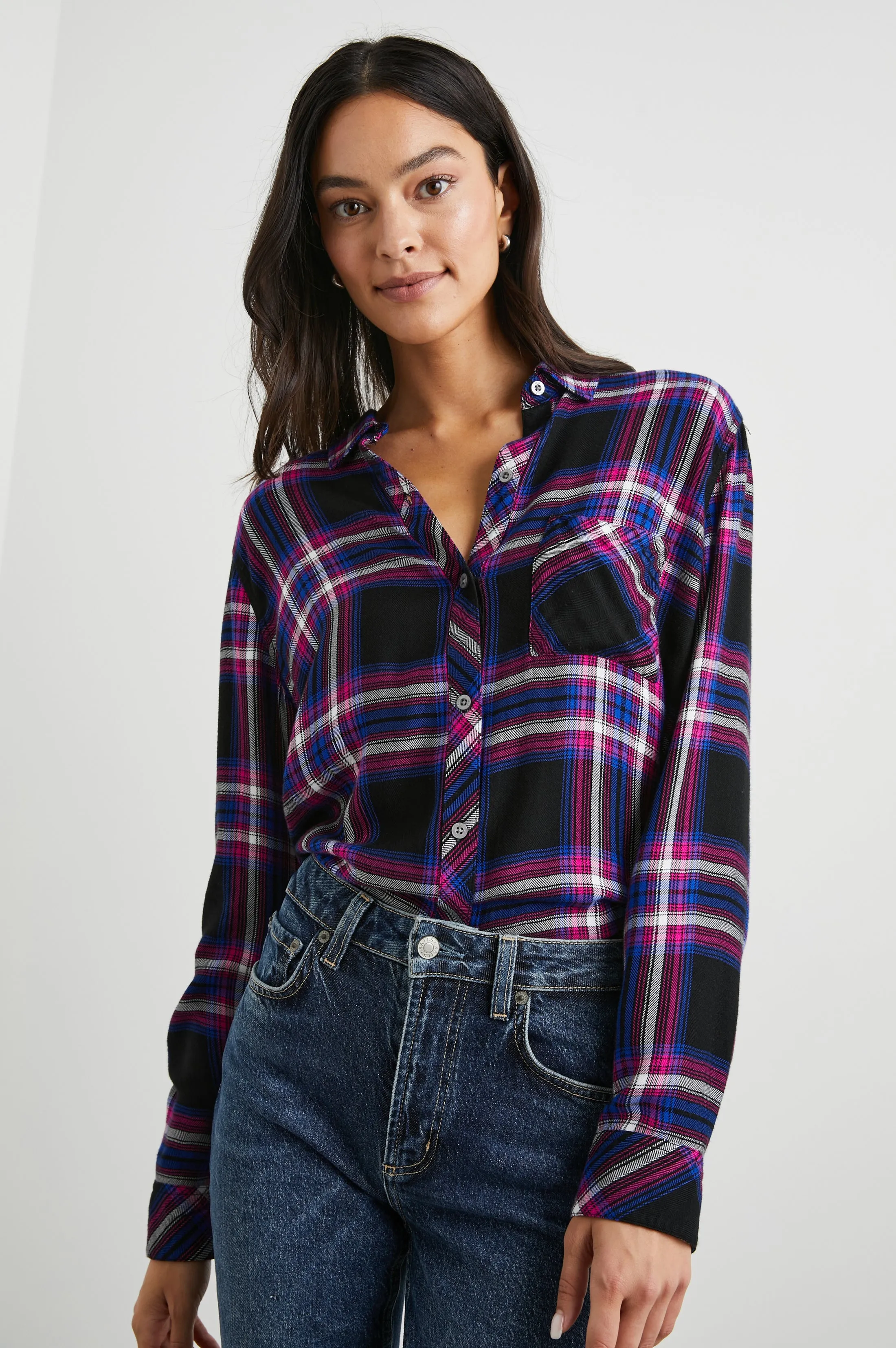 HUNTER SHIRT - ELECTRIC BLUE sold by Rails