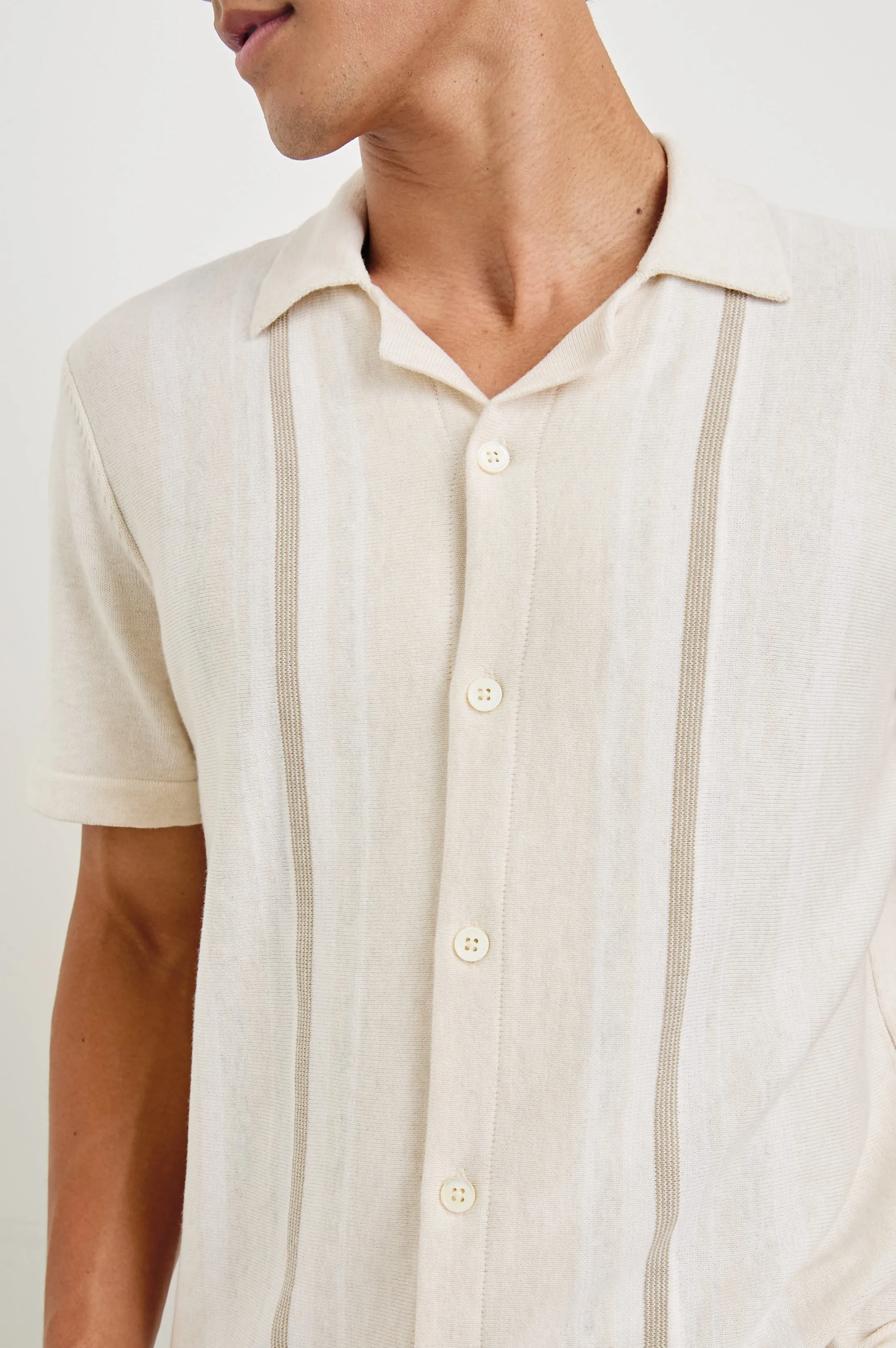 SILAS SHIRT - LATTE MULTI sold by Rails product image thumbnail 3