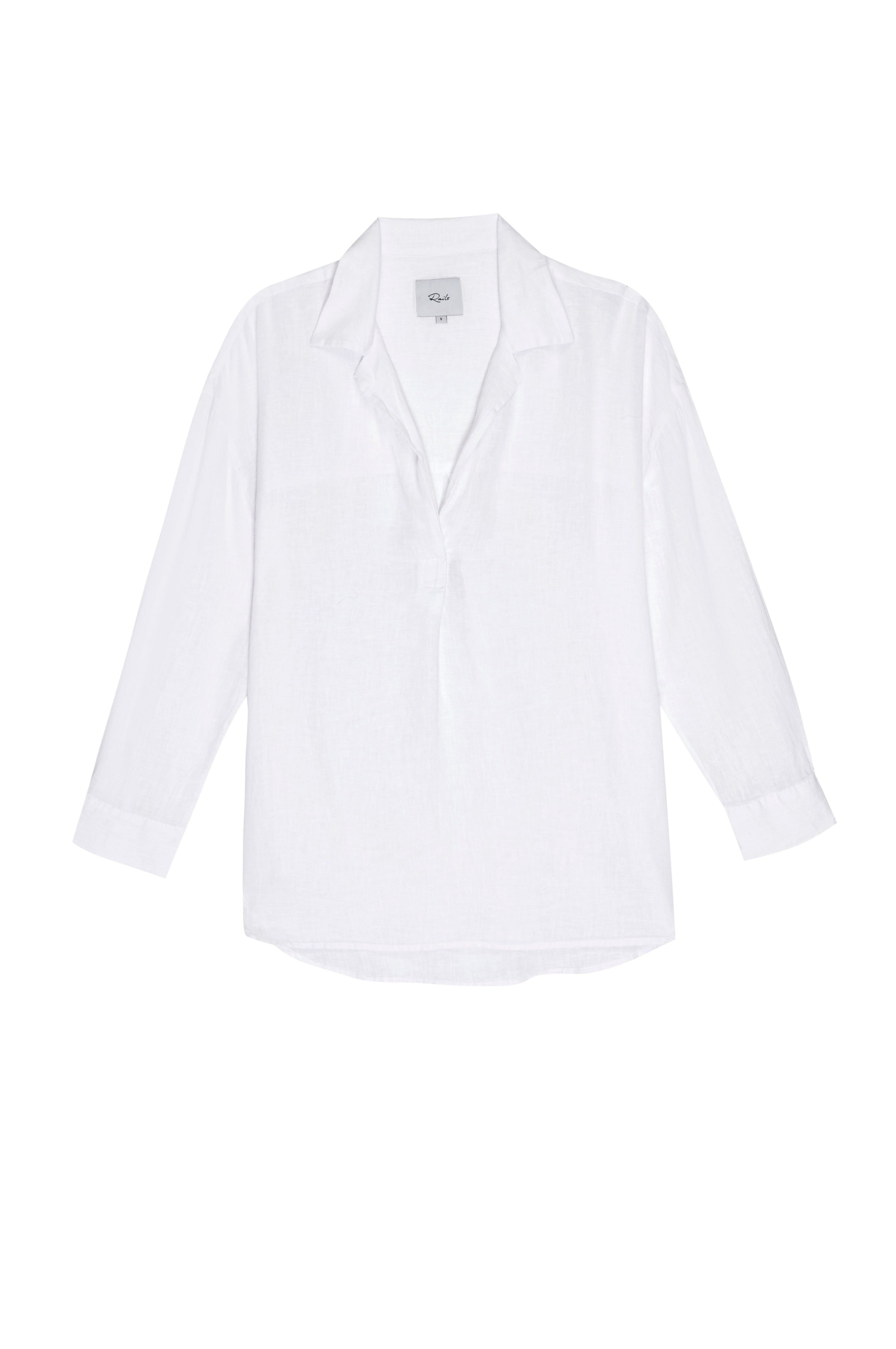 JOCELYN SHIRT - WHITE sold by Rails product image thumbnail 7