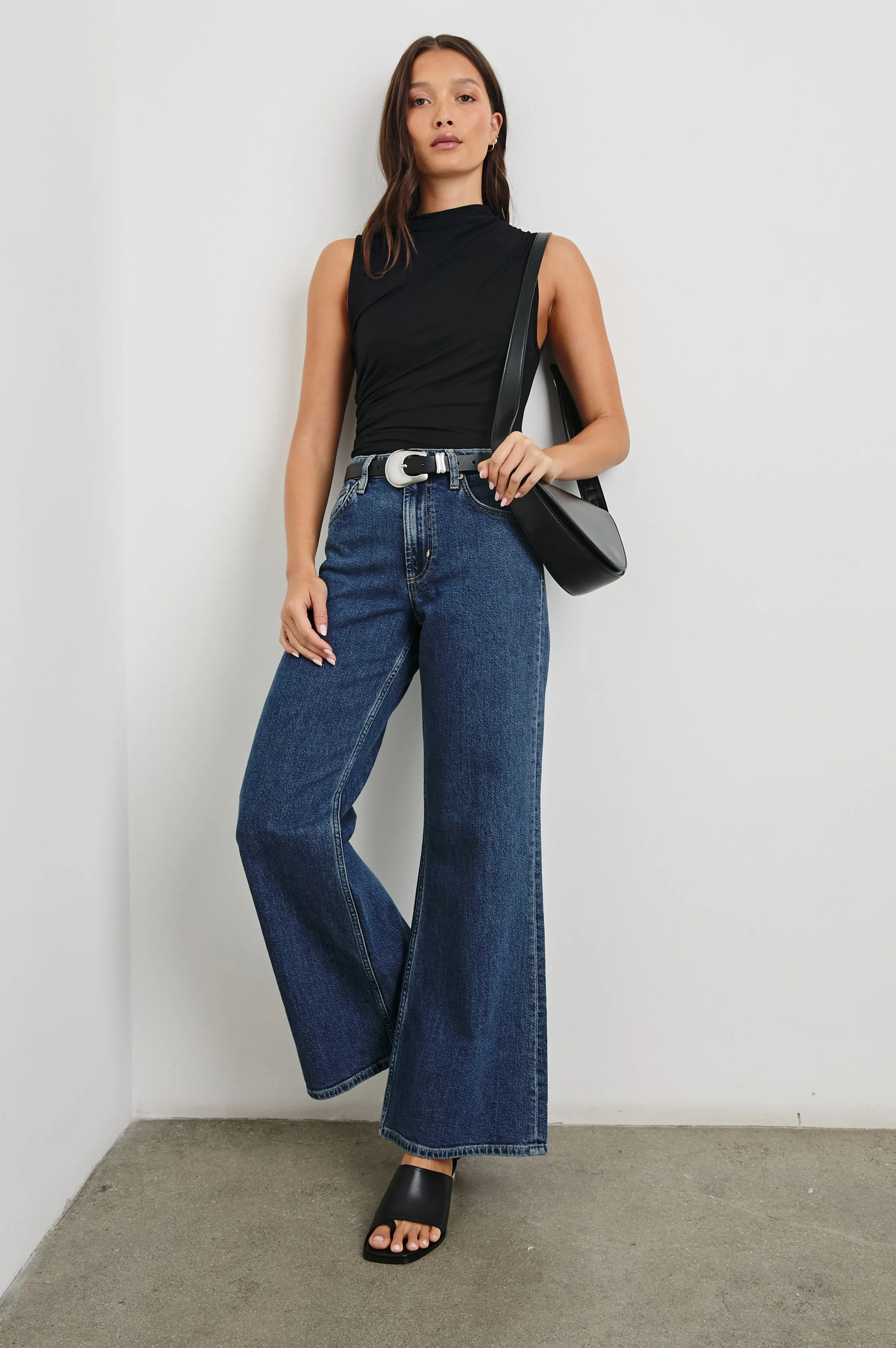 RODEO BELT - BLACK SILVER sold by Rails product image thumbnail 2