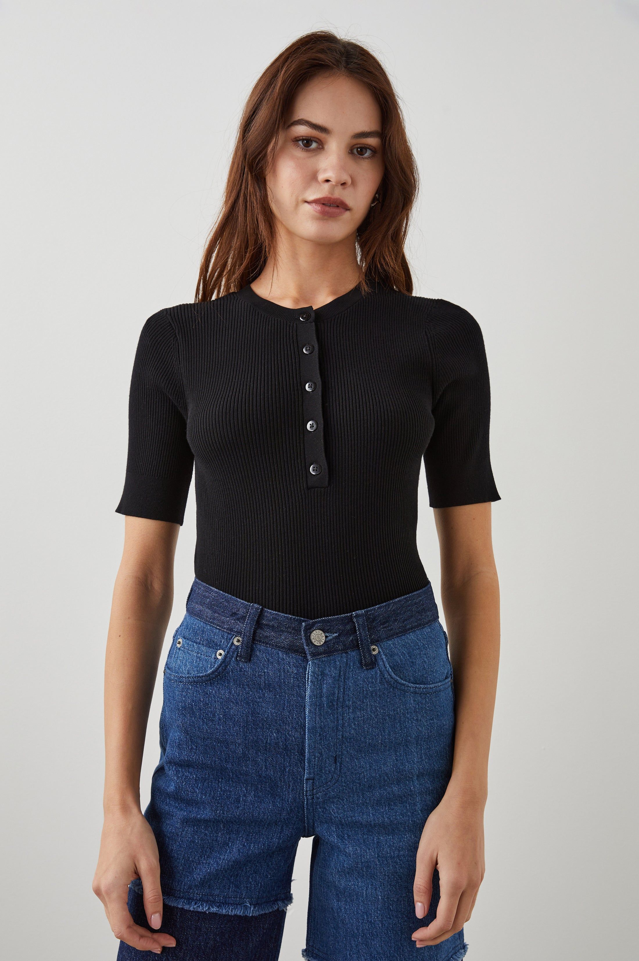 TONI TOP - BLACK sold by Rails product image thumbnail 2