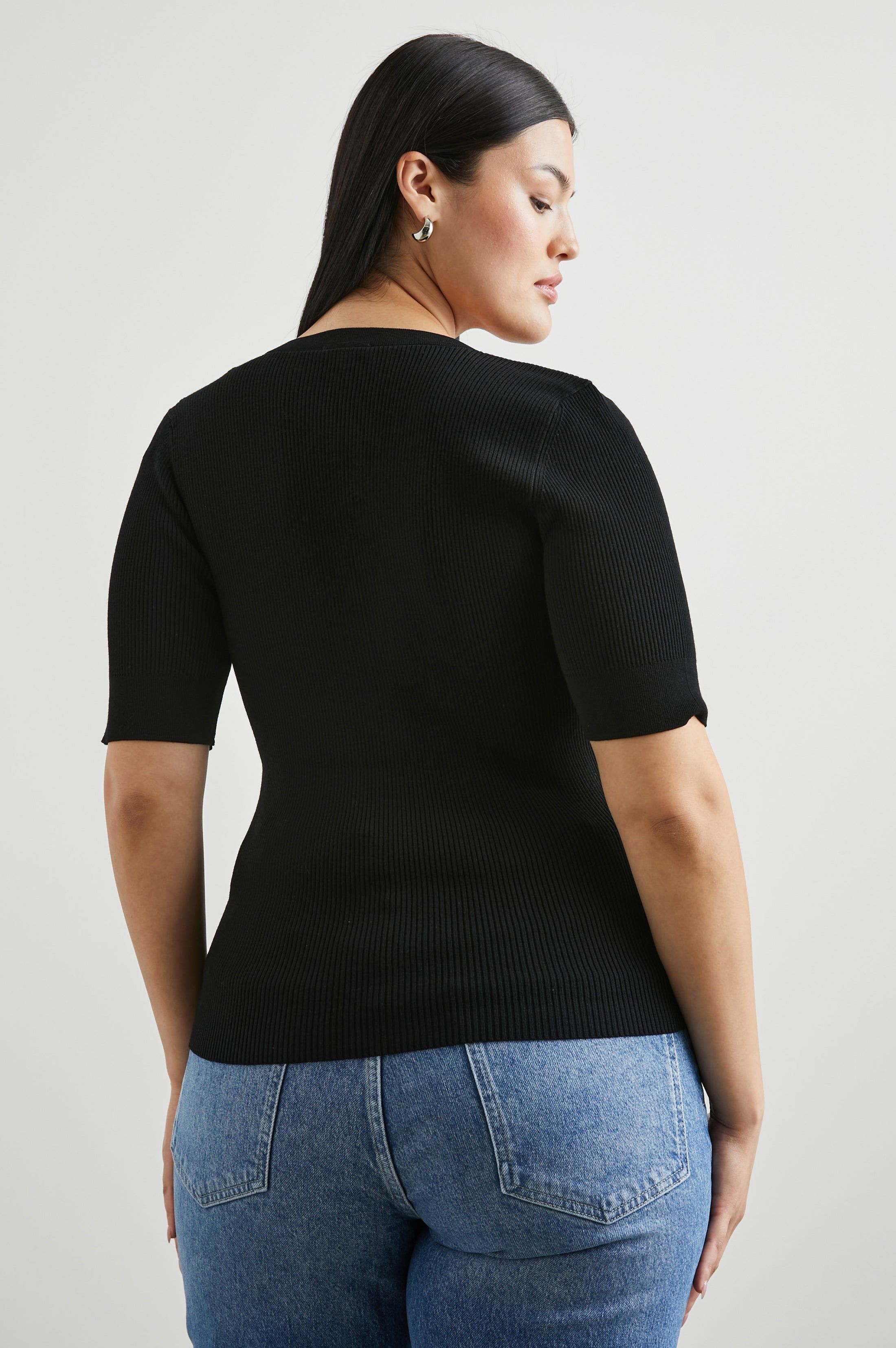 TONI TOP - BLACK sold by Rails product image thumbnail 7