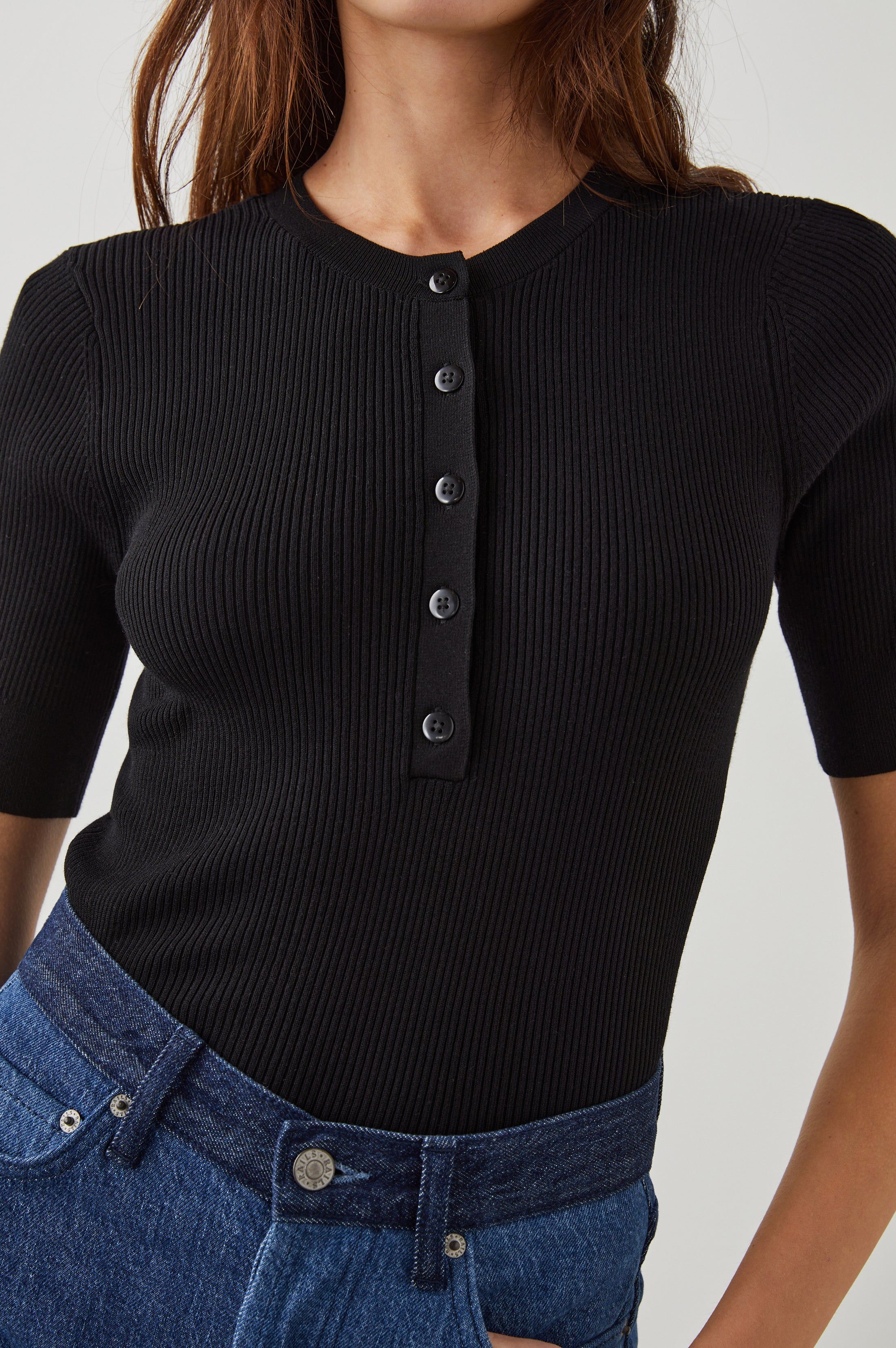 TONI TOP - BLACK sold by Rails product image thumbnail 3