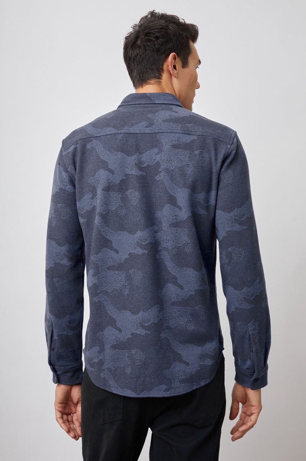 BERKELEY SHIRT - INDIGO CAMO sold by Rails product image thumbnail 5