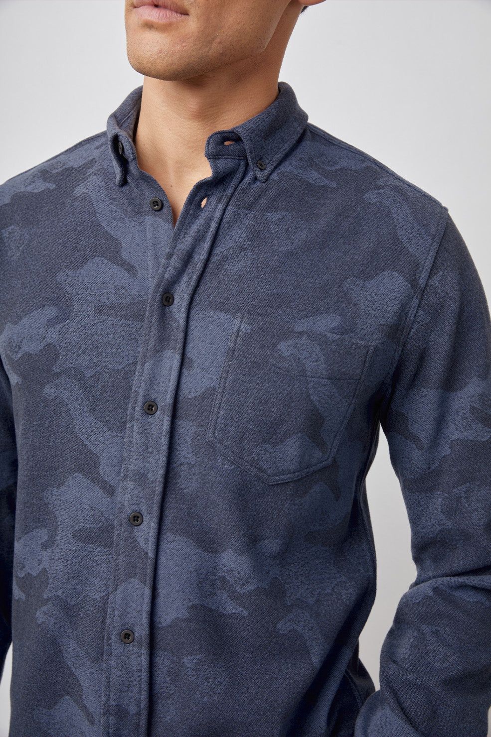 BERKELEY SHIRT - INDIGO CAMO sold by Rails product image thumbnail 2