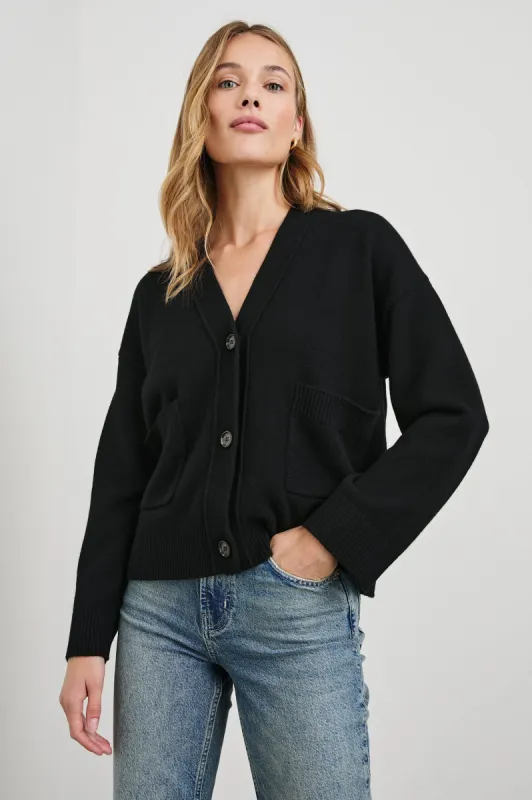 LINDI CARDIGAN - BLACK sold by Rails