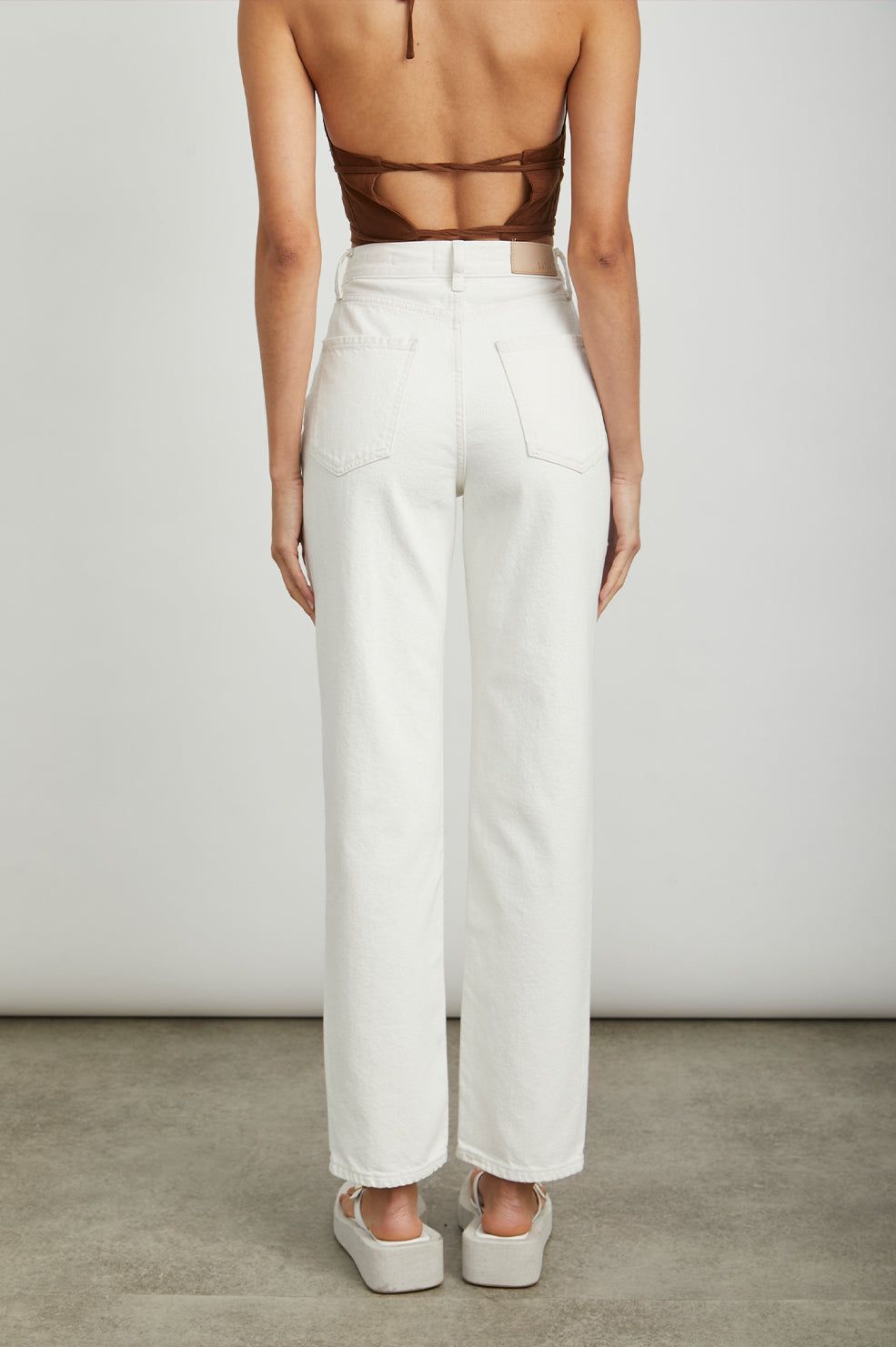 TOPANGA STRAIGHT - HIGH RISE STRAIGHT - ECRU sold by Rails product image thumbnail 5