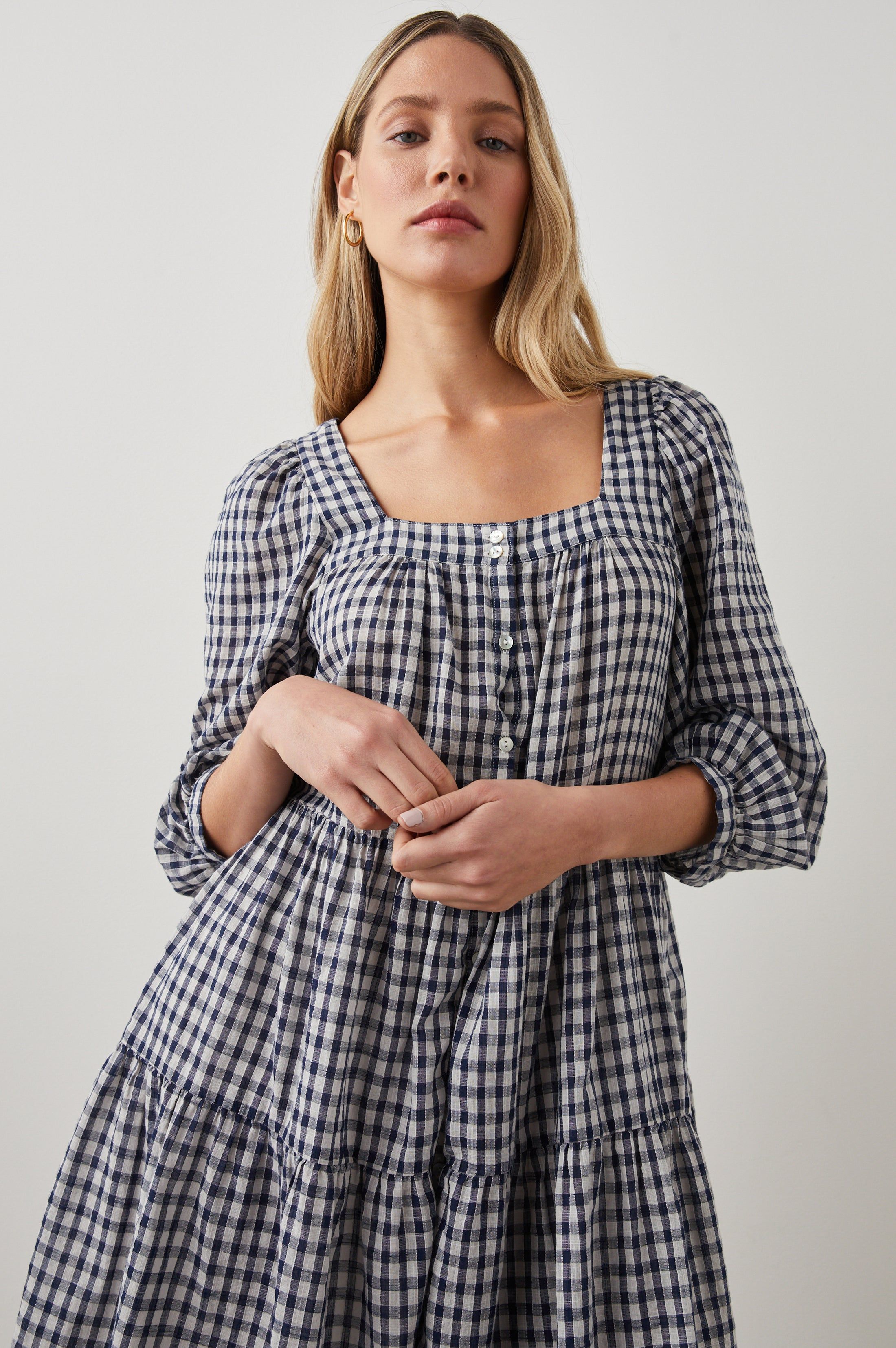 PIPPA DRESS - SAILOR CHECK sold by Rails product image thumbnail 4