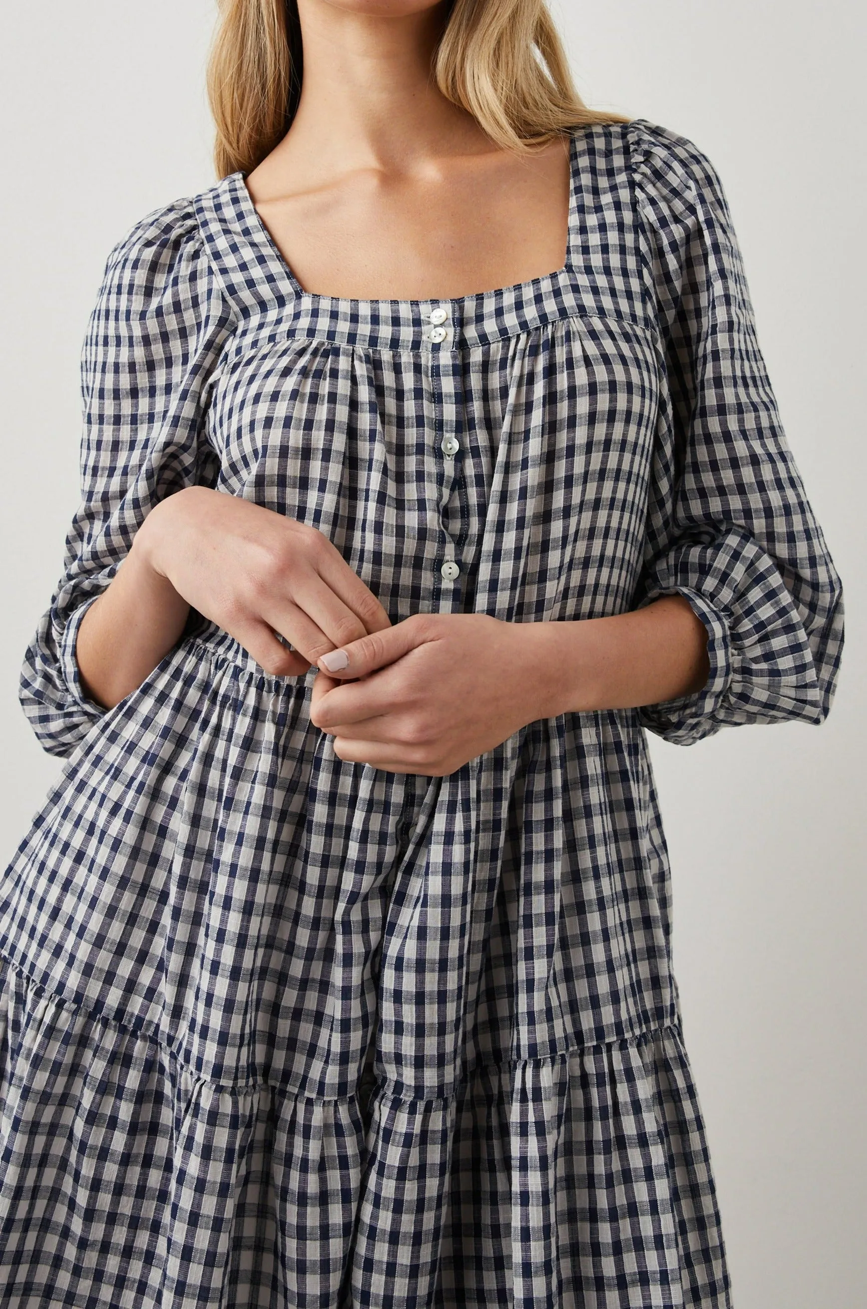 PIPPA DRESS - SAILOR CHECK sold by Rails product image thumbnail 4