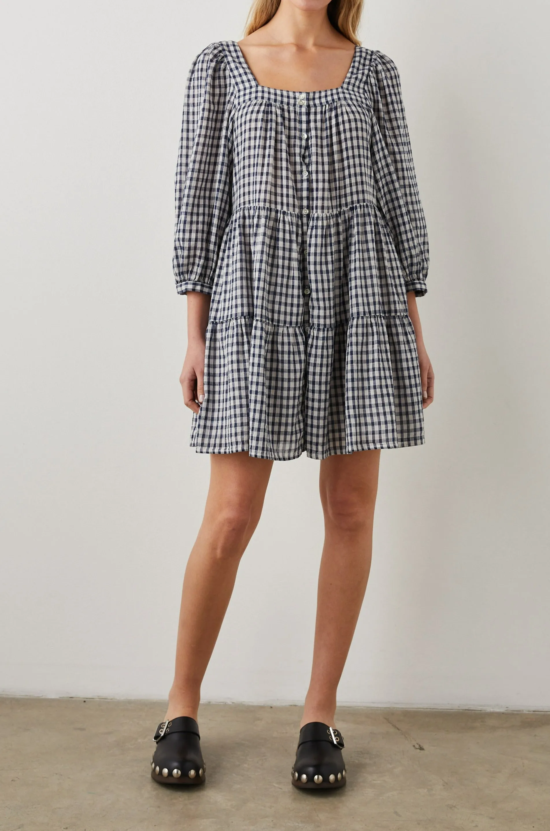 PIPPA DRESS - SAILOR CHECK sold by Rails
