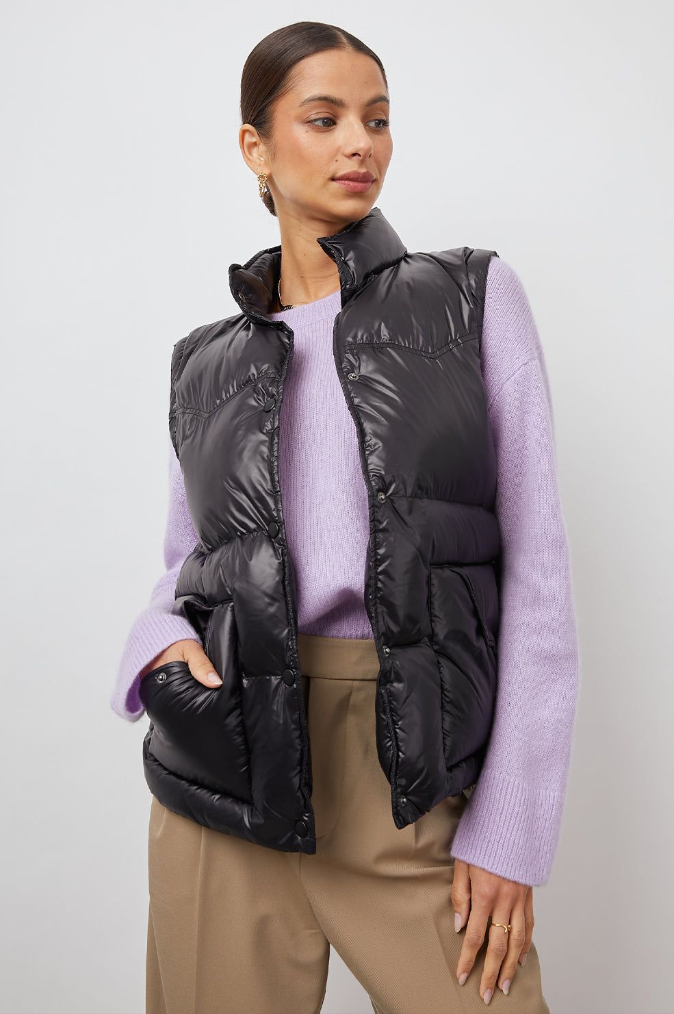 PRESTON VEST - BLACK sold by Rails