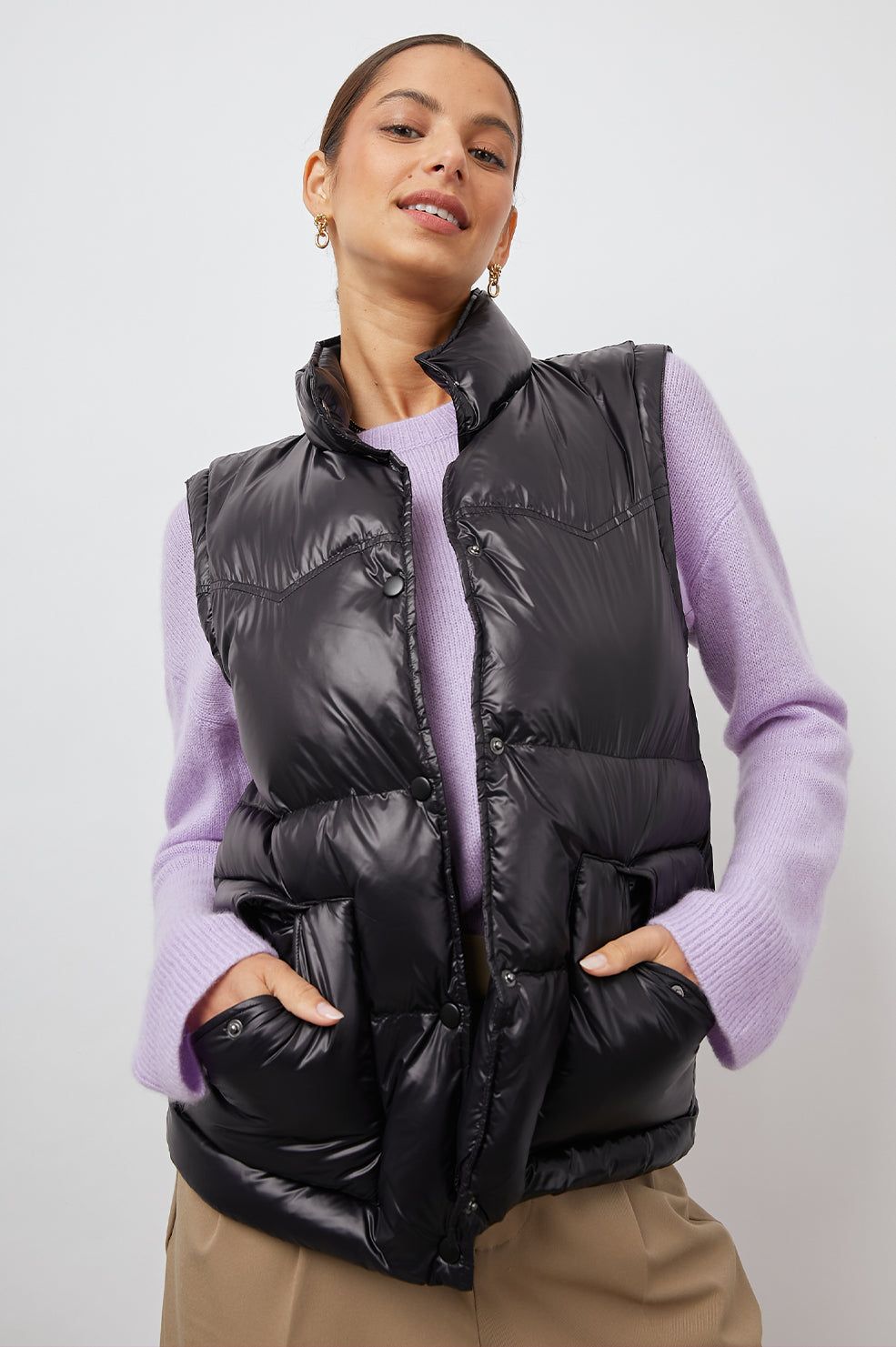 PRESTON VEST - BLACK sold by Rails product image thumbnail 4