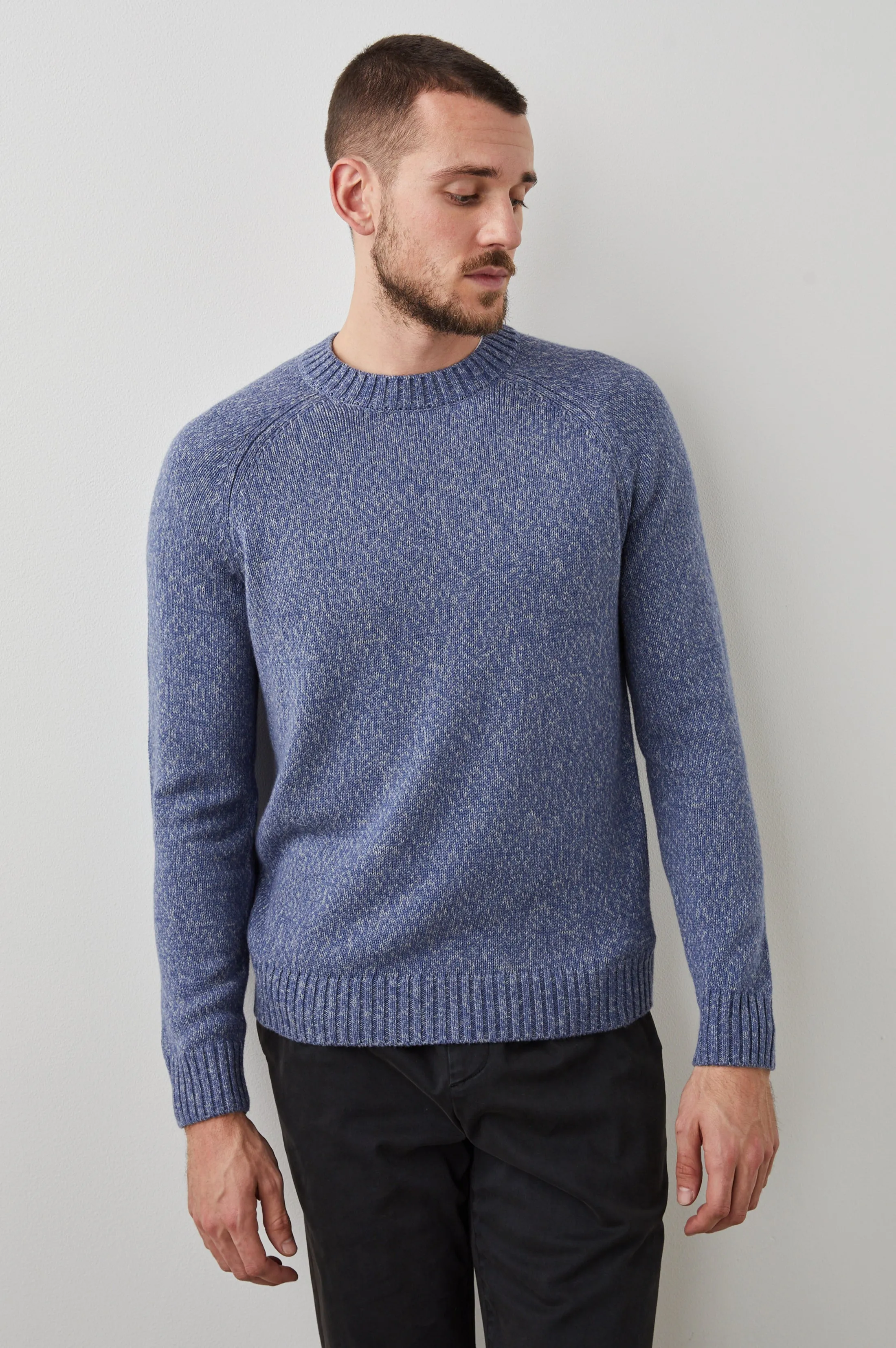 DONOVAN SWEATER - BLUE RIDGE sold by Rails