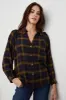 LAUREN SHIRT - NAVY HAZELNUT PINK sold by Rails