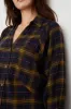 LAUREN SHIRT - NAVY HAZELNUT PINK sold by Rails