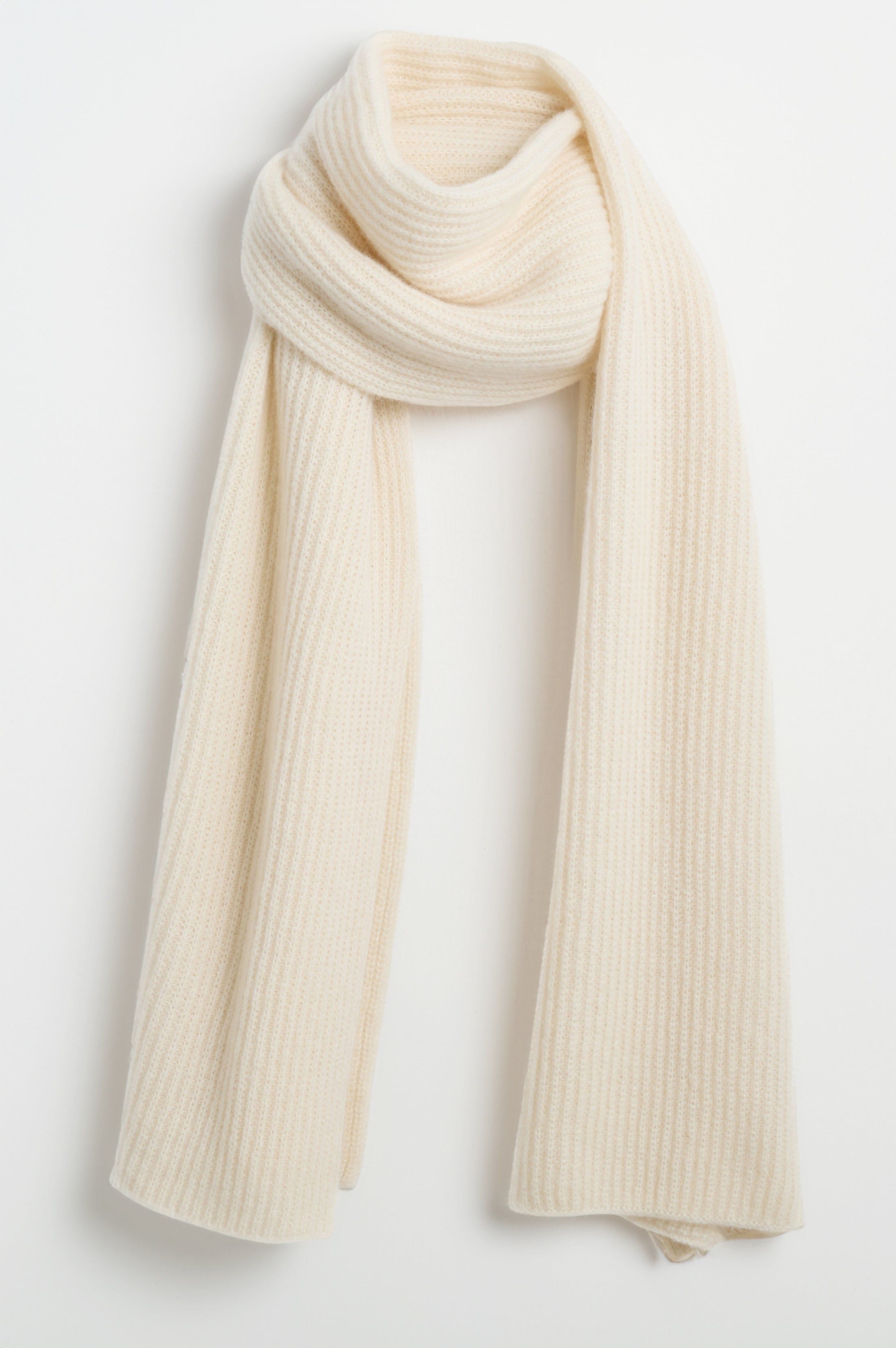 ALPS CASHMERE SILK SCARF - IVORY sold by Rails