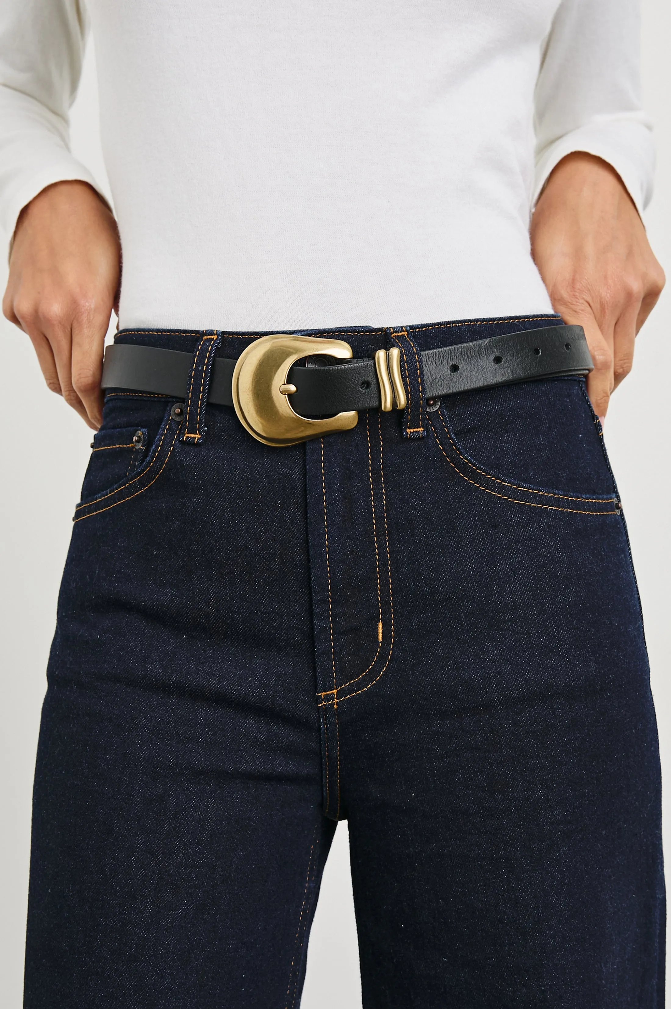 RODEO BELT - BLACK GOLD sold by Rails product image thumbnail 2