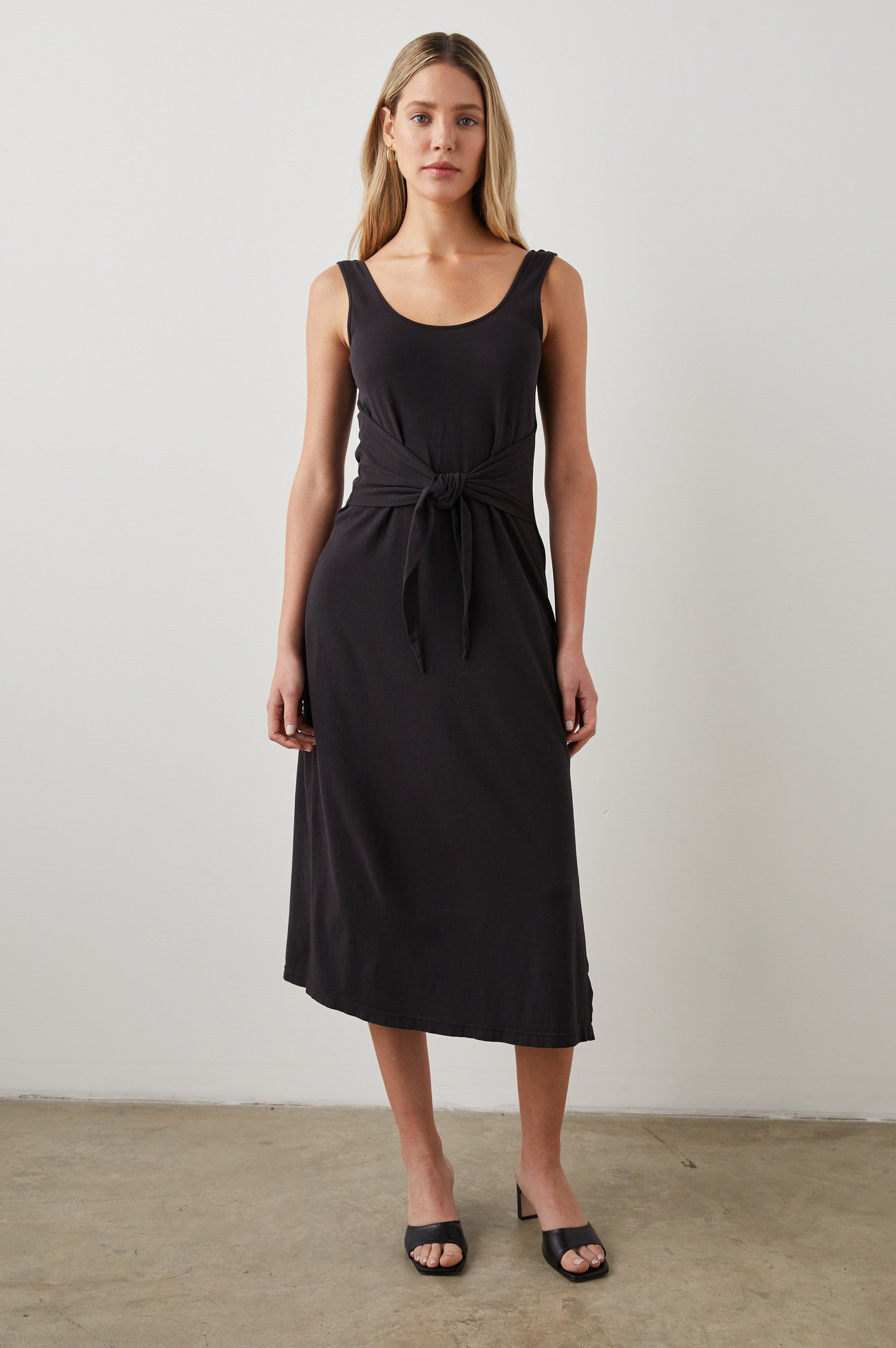 MEG DRESS - BLACK sold by Rails