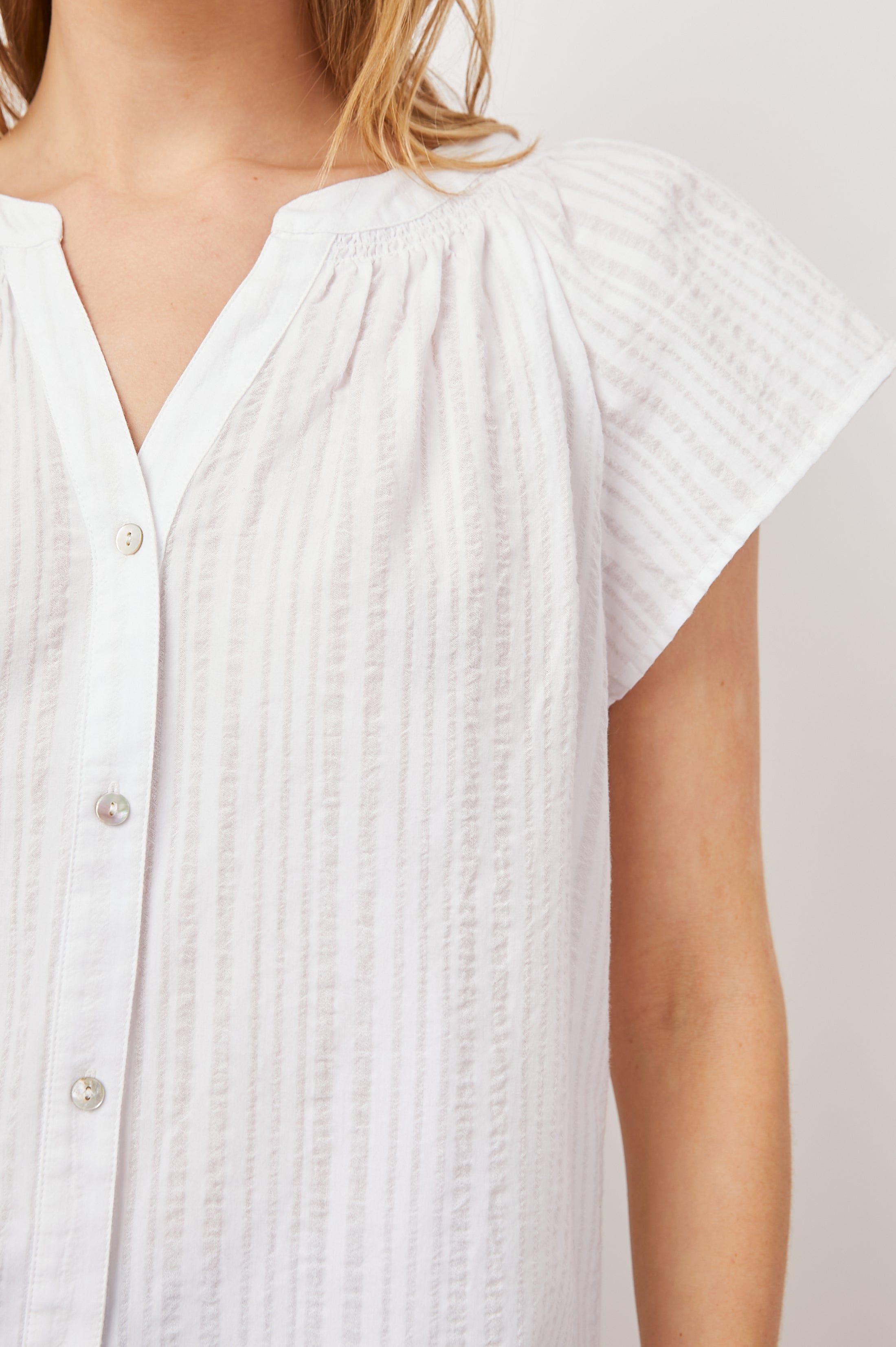 CATERINA TOP - POWDER STRIPE sold by Rails product image thumbnail 2