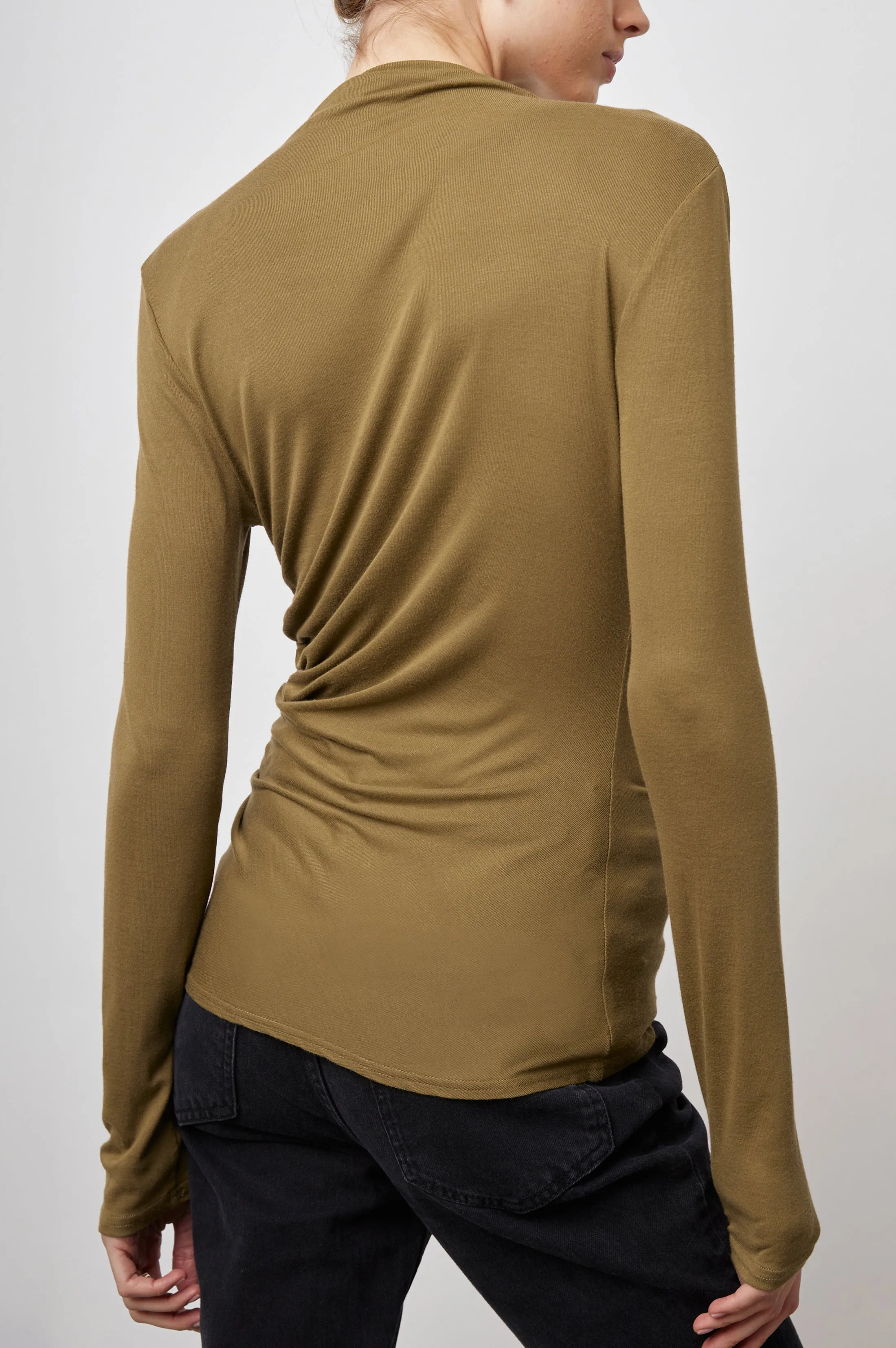 JOELLE TOP - OCHRE sold by Rails product image thumbnail 4