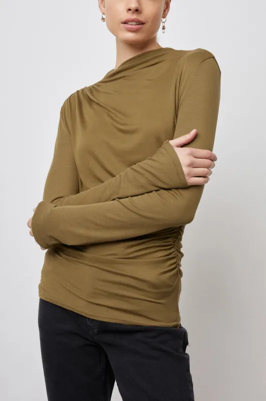 JOELLE TOP - OCHRE sold by Rails
